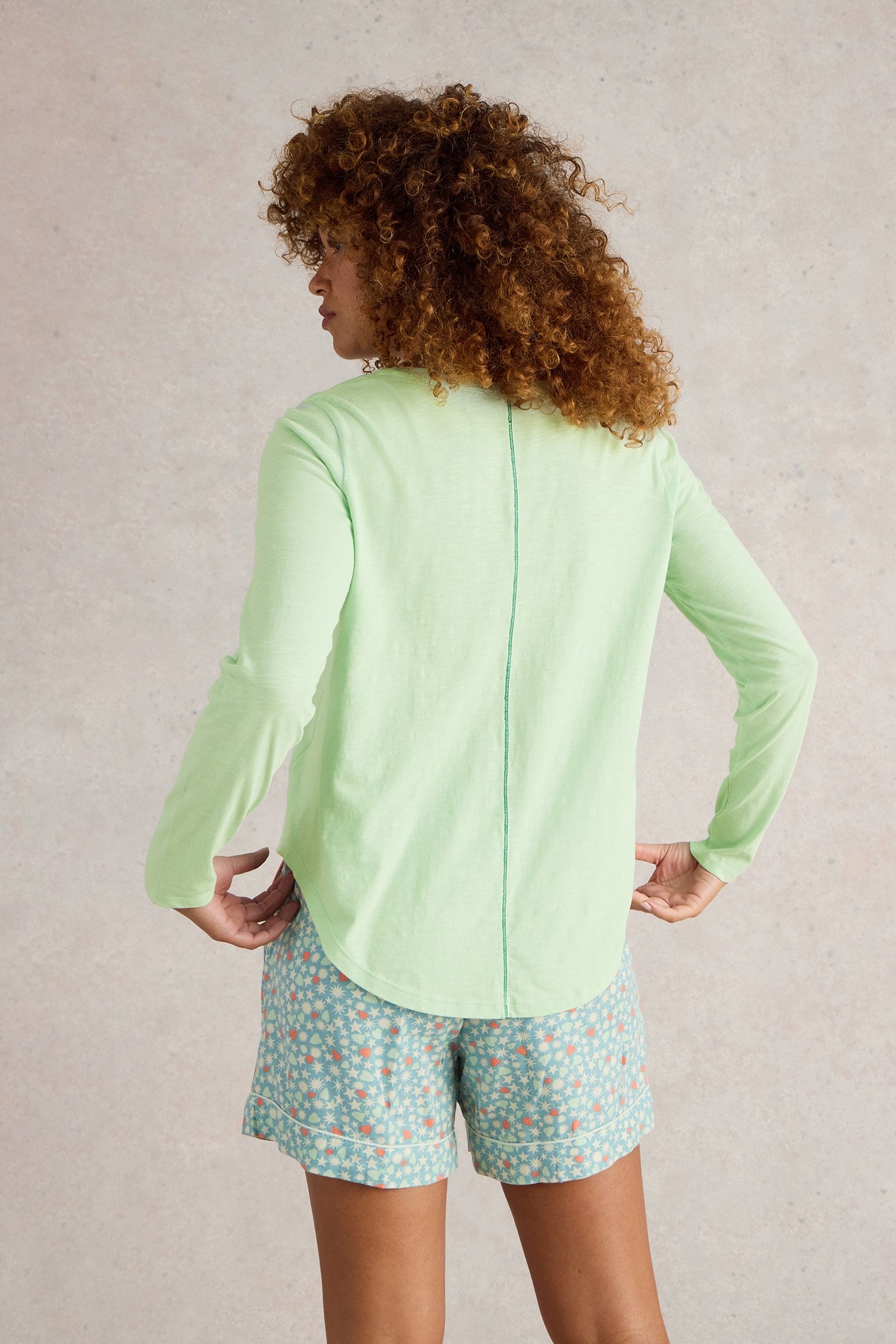 TESSA SHORT PJ SET BLUE MULTI 3