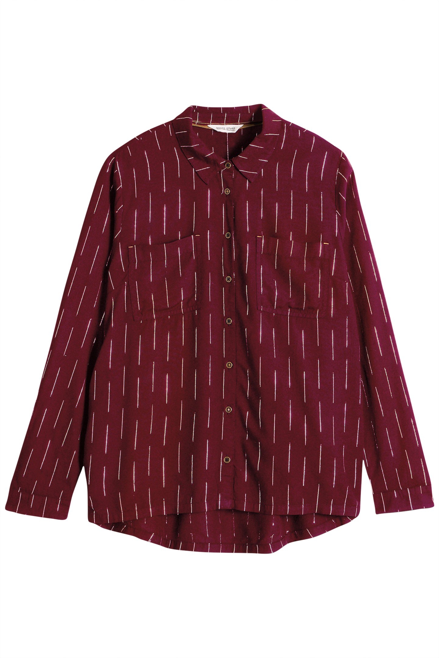 SOPHIE METALLIC SHIRT PLUM MULTI 3