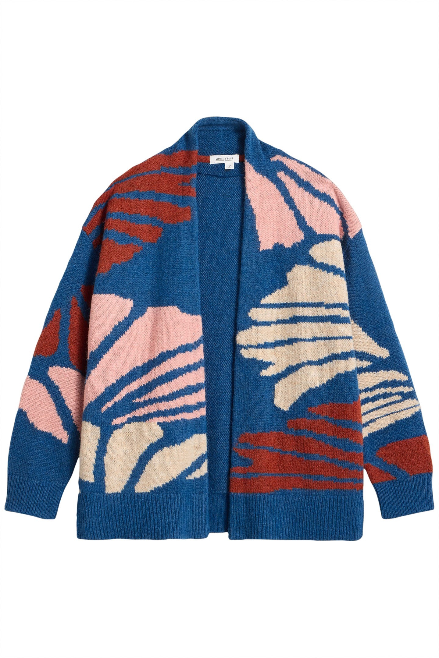 LOUISA LONGLINE CARDI BLUE MULTI 3