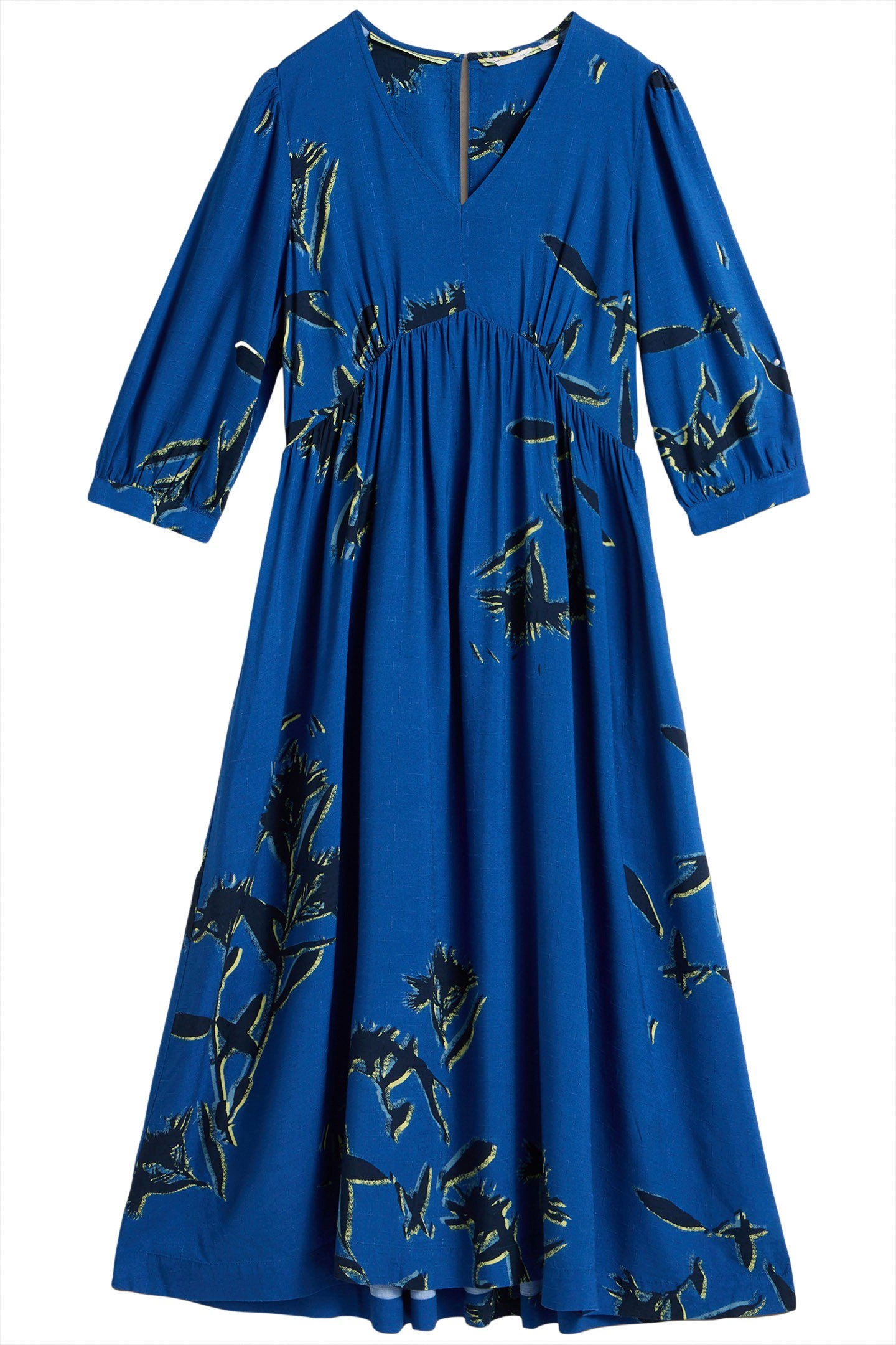 LUCY MIDI DRESS BLUE PRINT 4