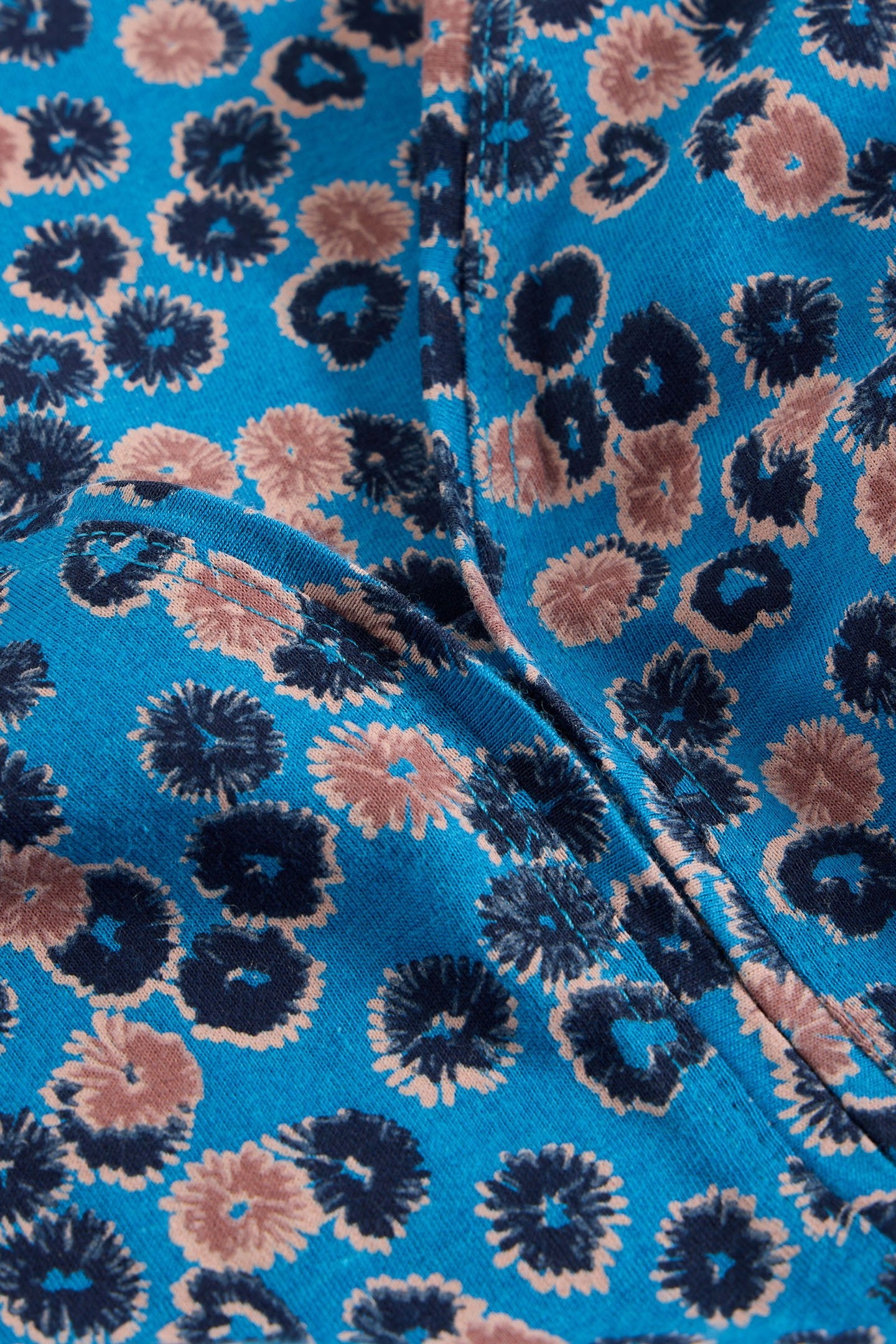 MEGAN JERSEY DRESS BLUE MULTI 6