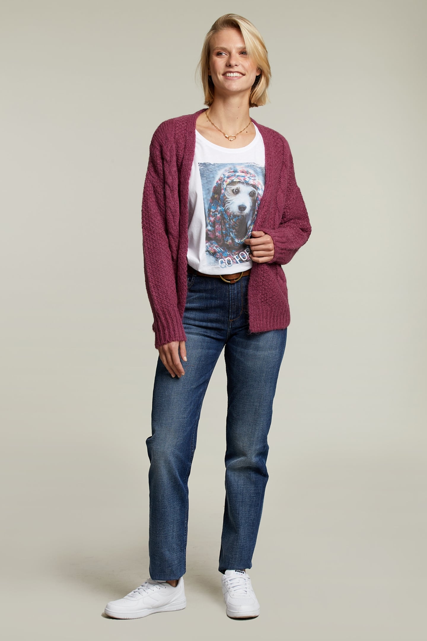 WHITE CREW NECK T-SHIRT 3