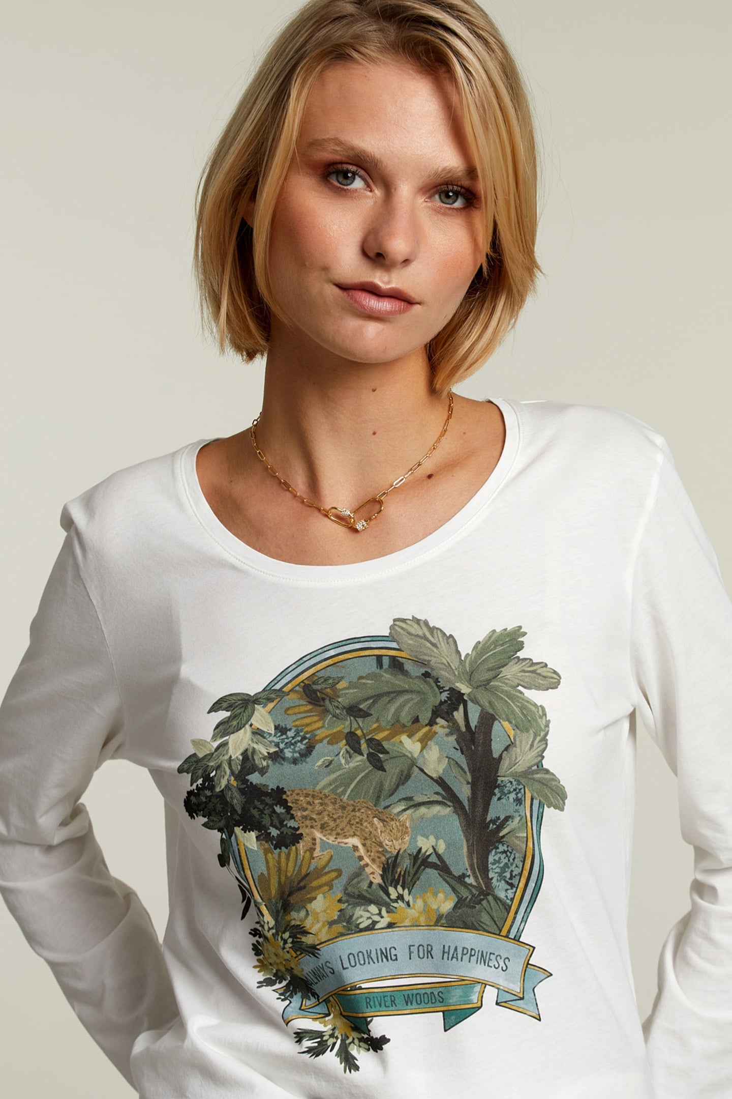 OFF WHITE CREW NECK T-SHIRT 4