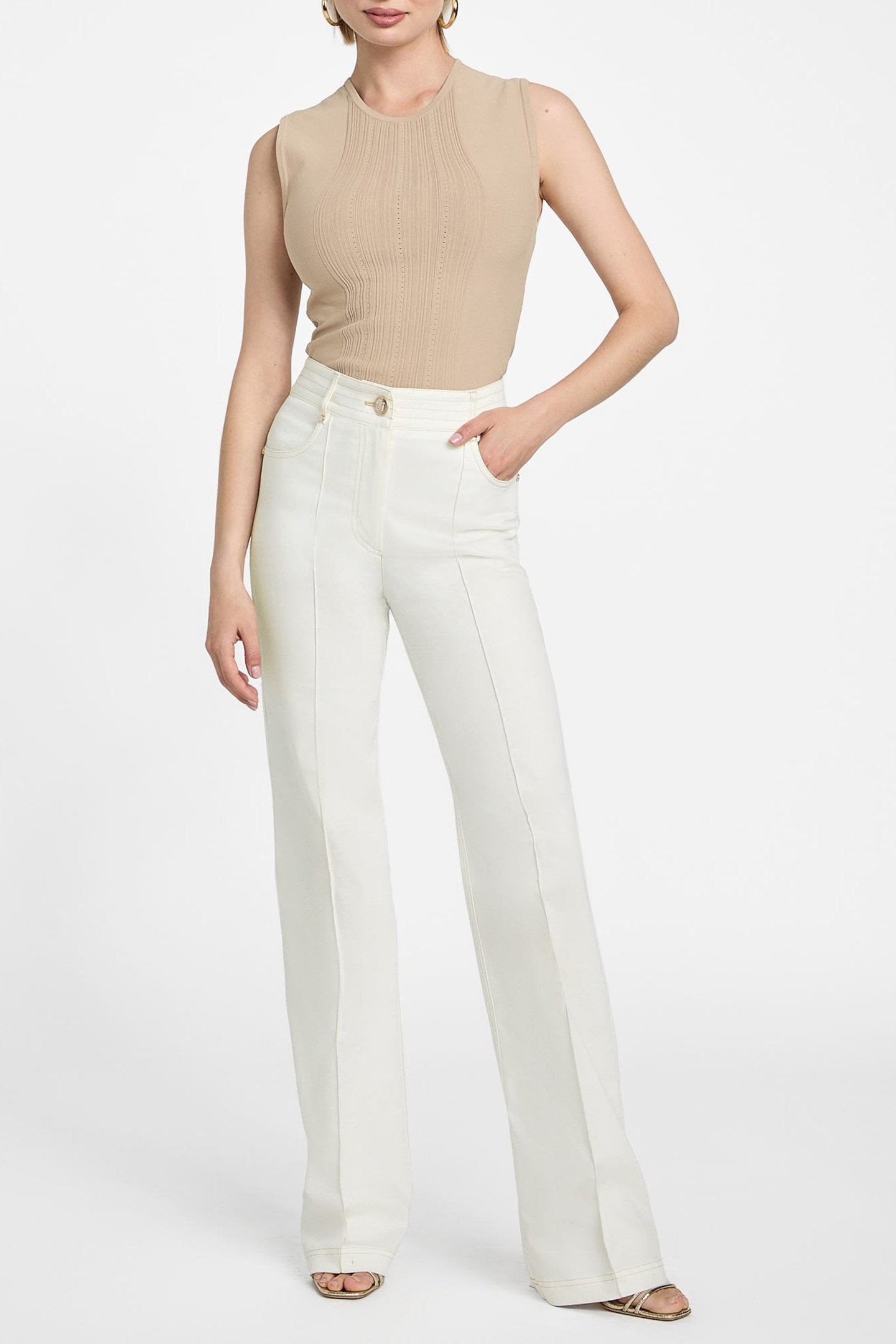 MAYA PANT PALE PEARL MULTI 3