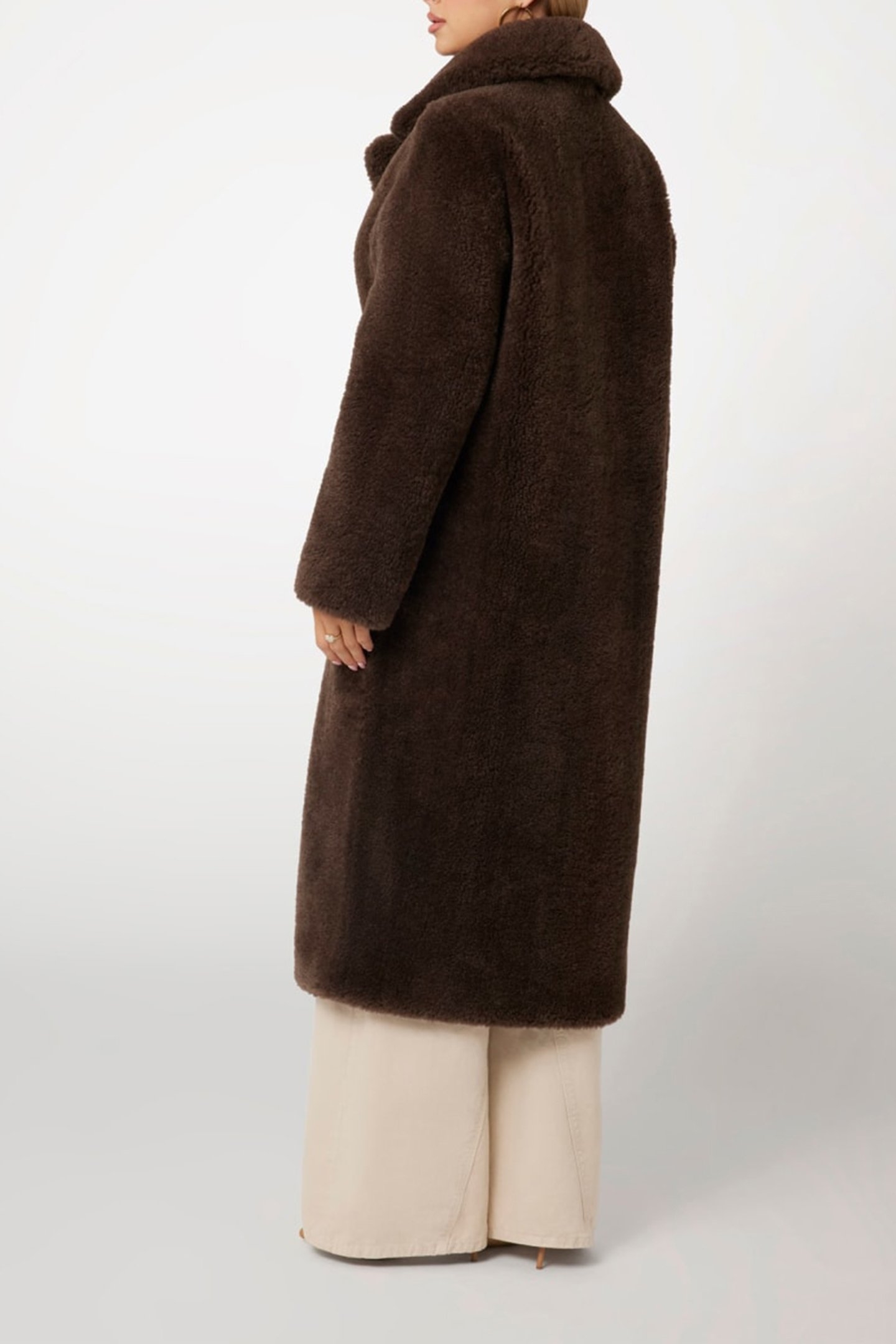 NEW ALINA LONG COAT CHOCOLATE BROWNIE 2