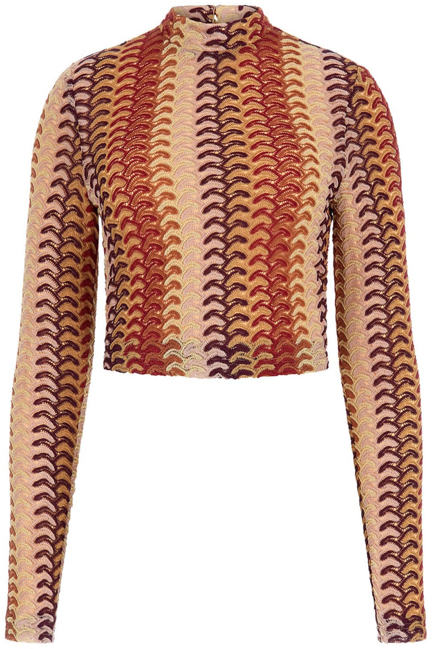 AUTUMN FEARNE TOP RUST BROWN MULTI 4