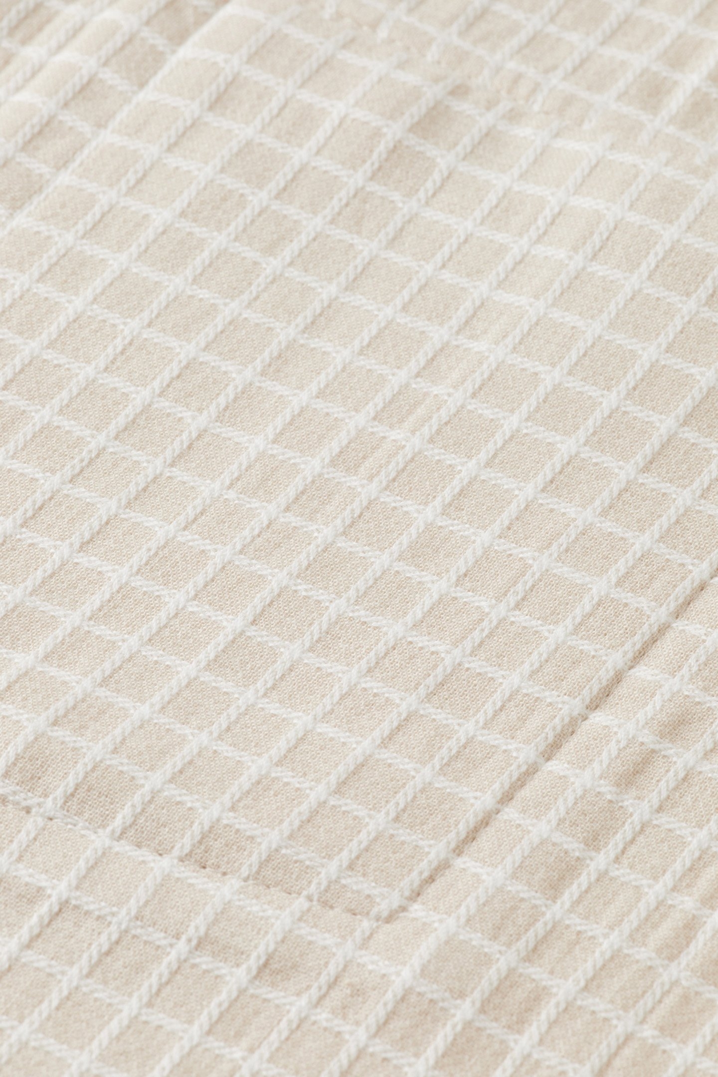 MICRO DOBBY CHECK SHIRT PARCHMENT 8