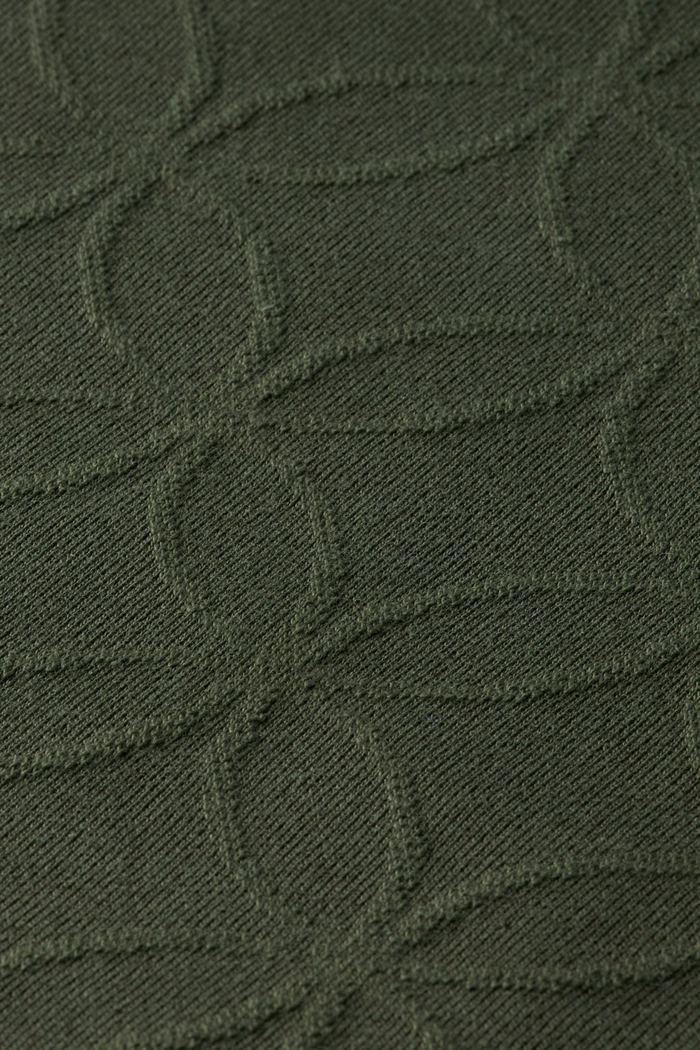 JACQUARD TERRY HOODIE HERITAGE GREEN 3