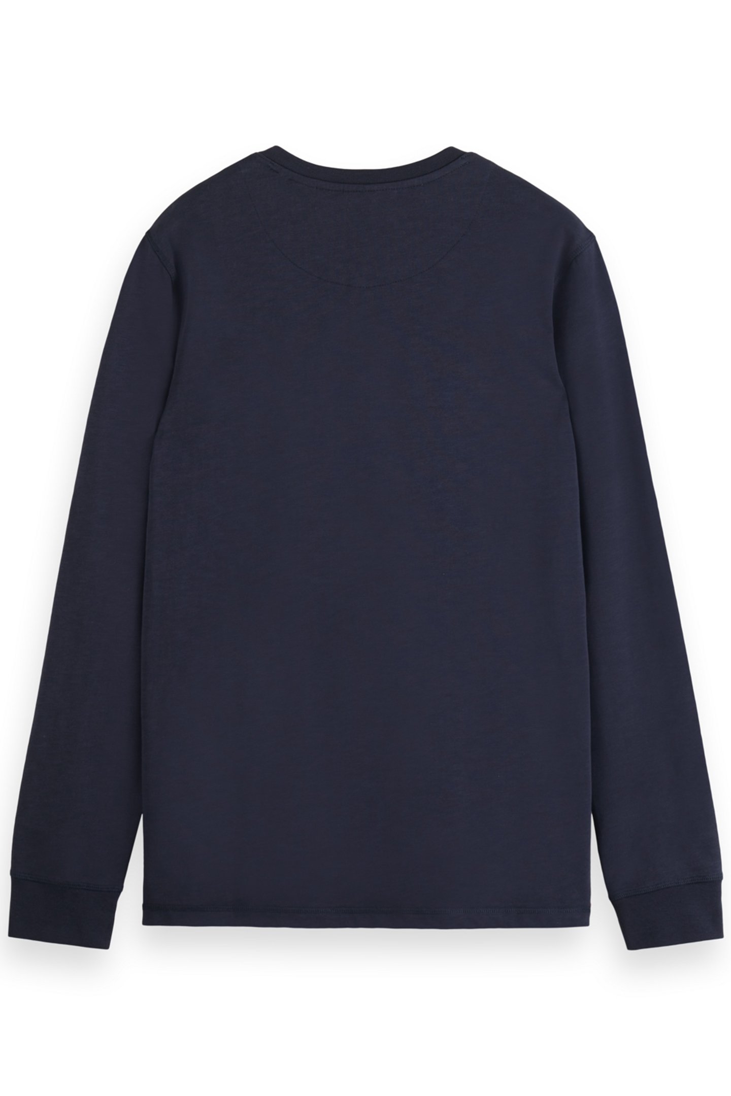 REGULAR FIT SLUB HENLEY T-SHIRT LS NIGHT 2