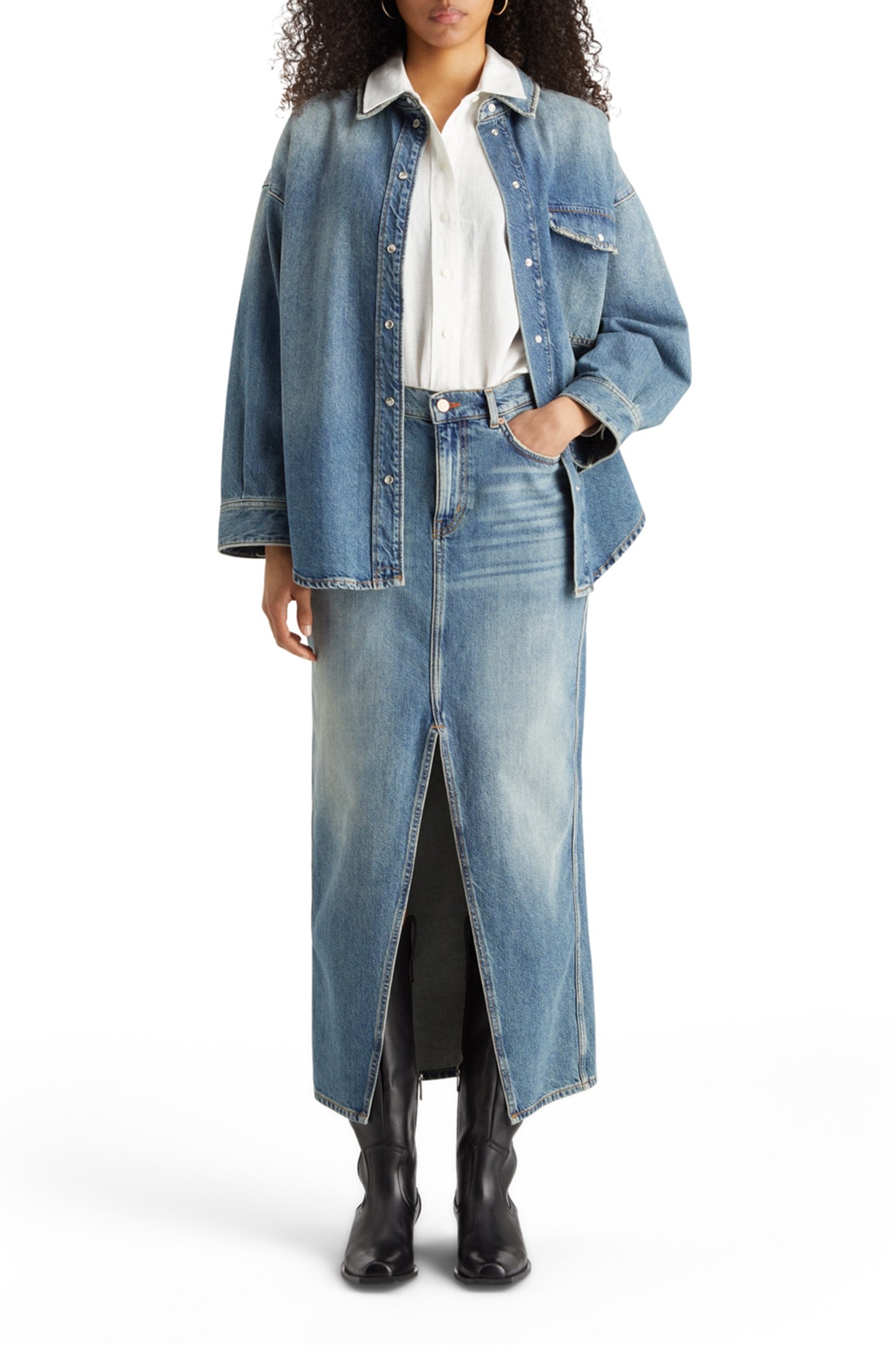 VINTAGE WASHED DENIM OVERSHIRT - FRISCO NIGHTS FRISCO NIGHTS 6