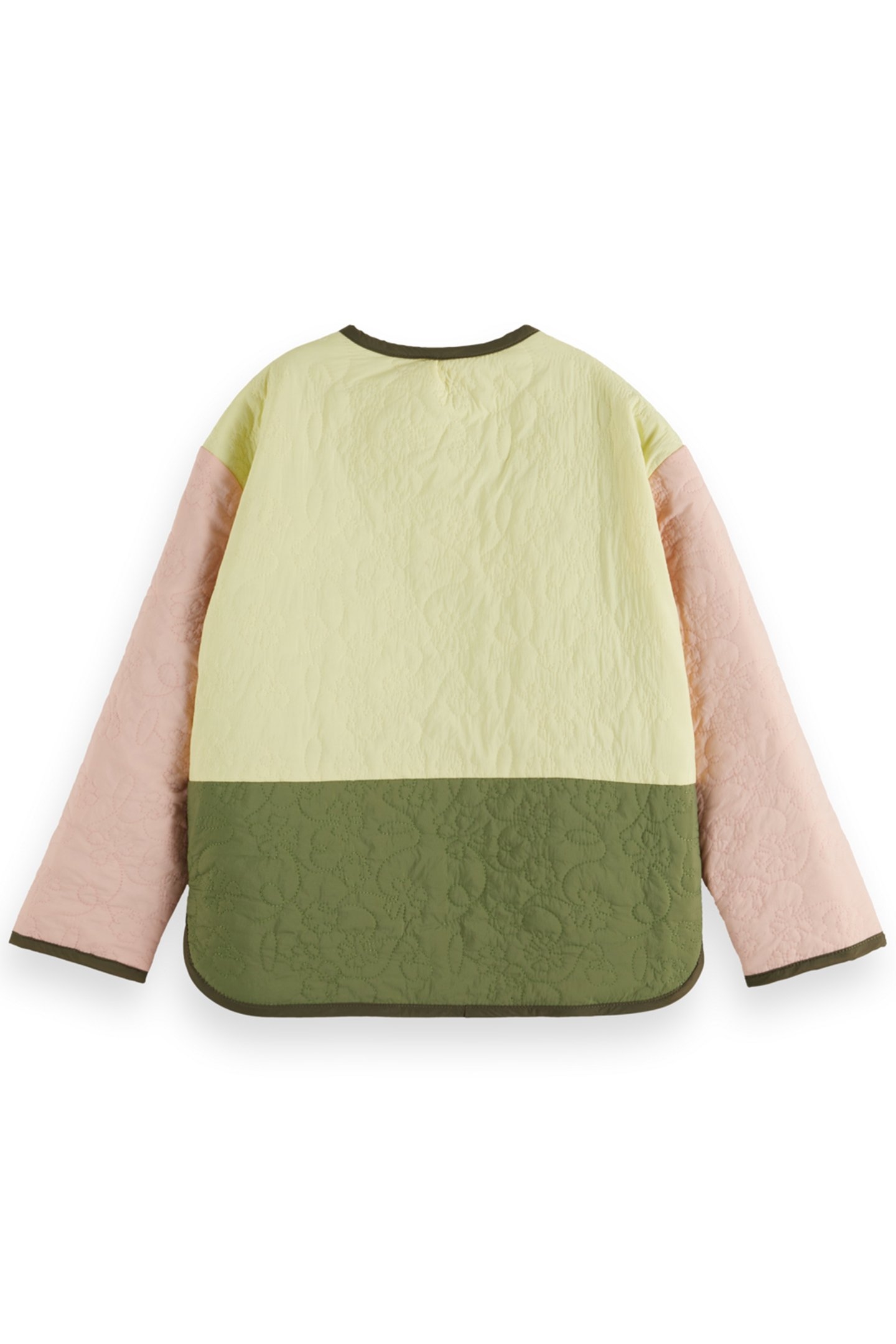 GIRL REVERSIBLE LIGHT PADDED JACKET MILITARY COLOURBLOCK 2