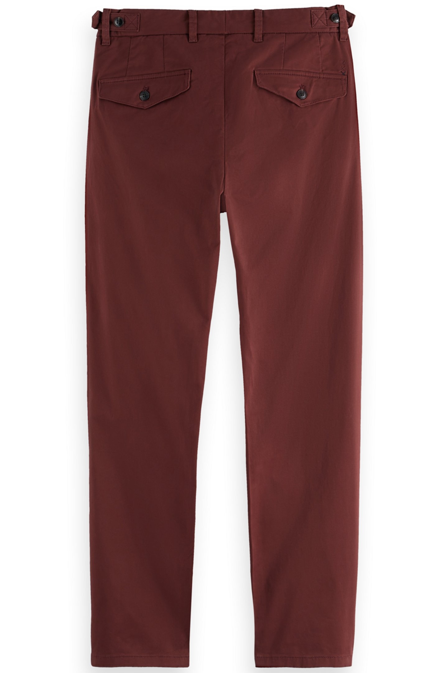 BLAKE - PLEATED SATINE CHINO RICH MAHOGANY 5