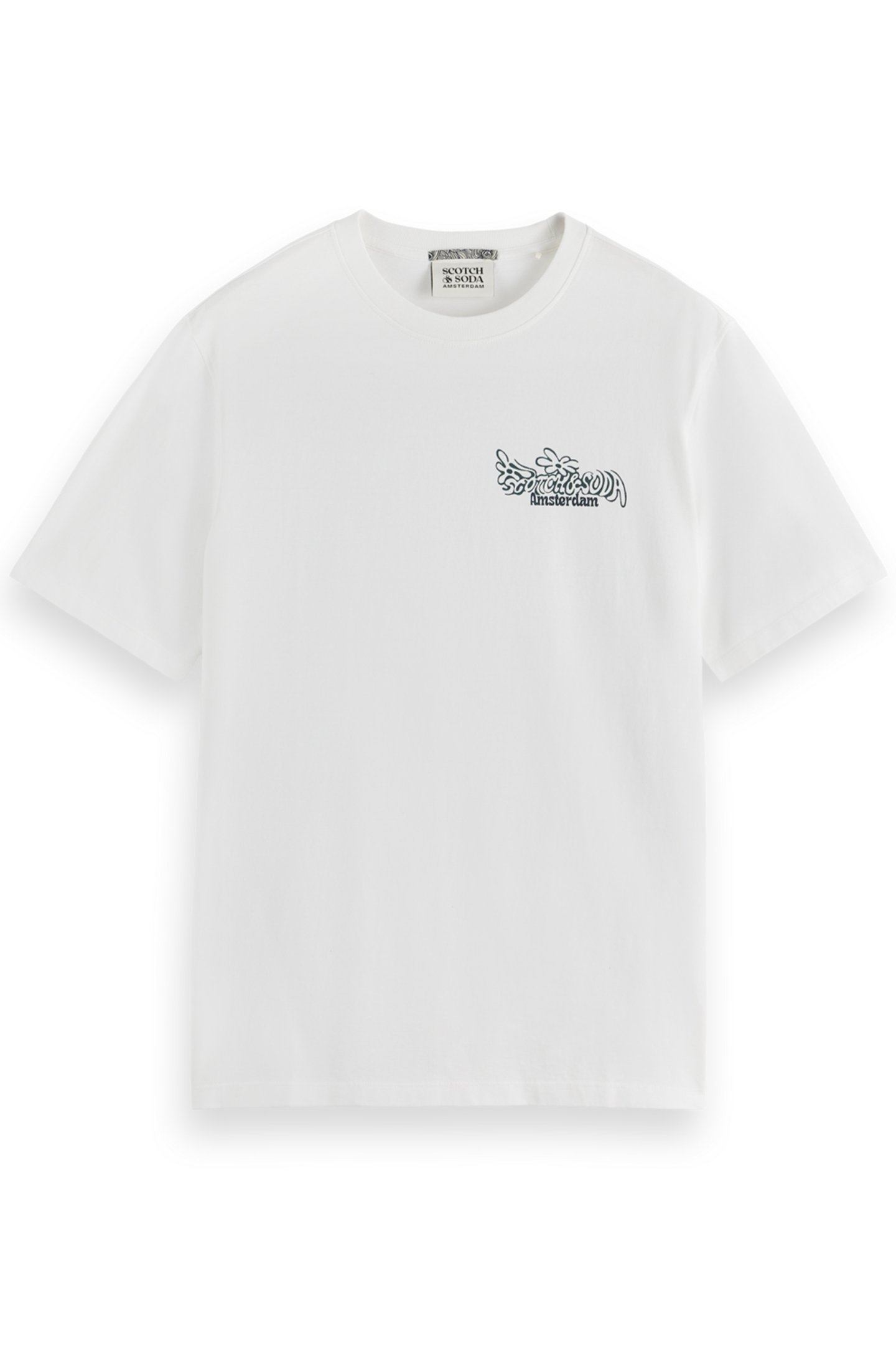 REGULAR FIT FRONT BACK ARTWORK T-SHIRT WHITE 4