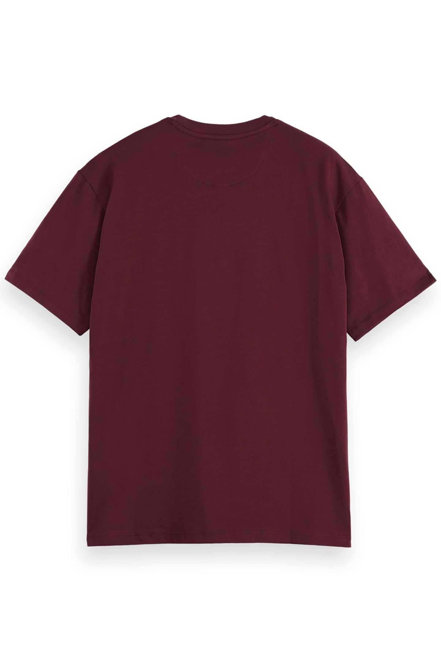 ESSENTIAL REGULAR FIT LOGO T-SHIRT DARK GRAPE 5
