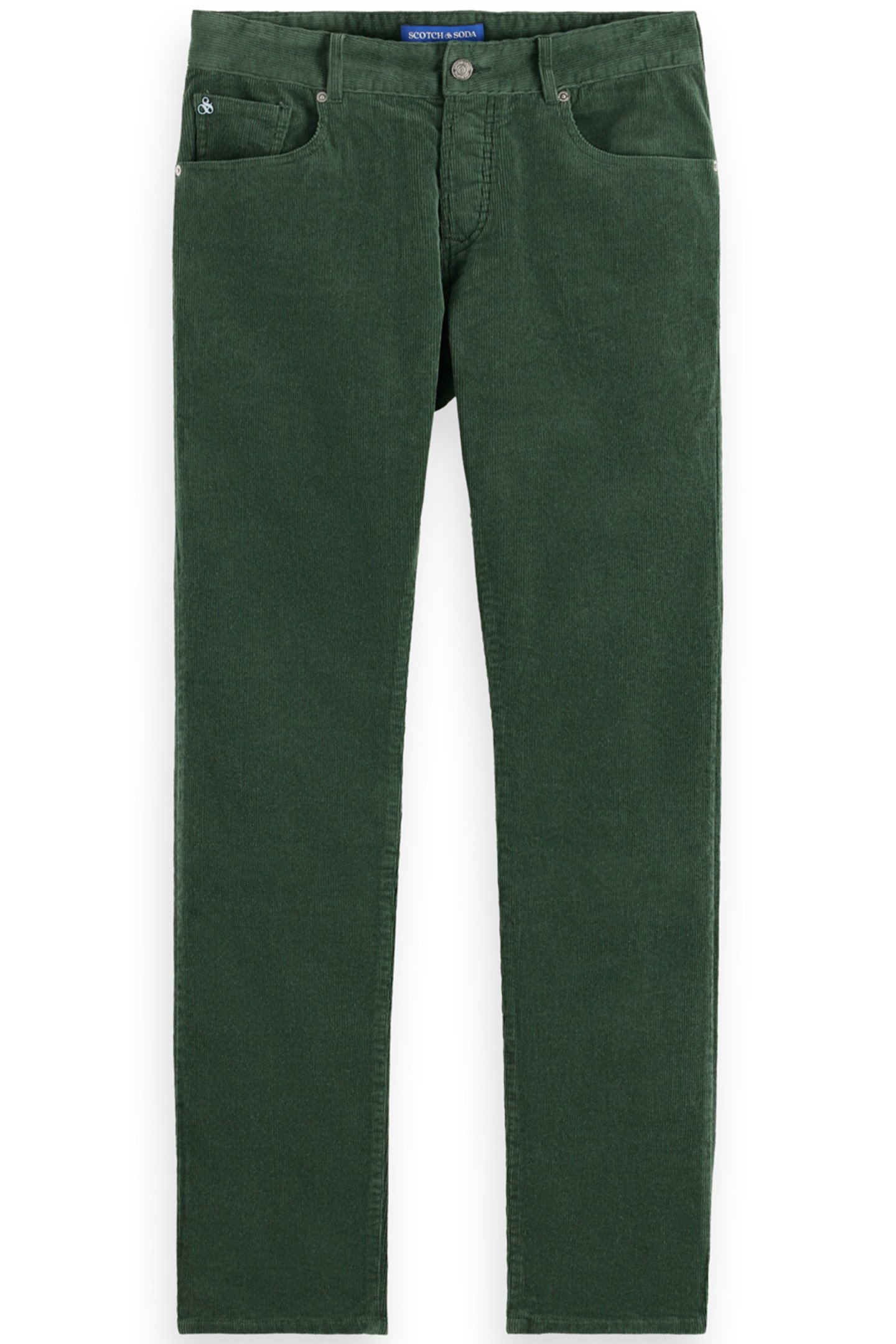 RALSTON 5 POCKET CORDUROY CHINO PINE GREEN 4