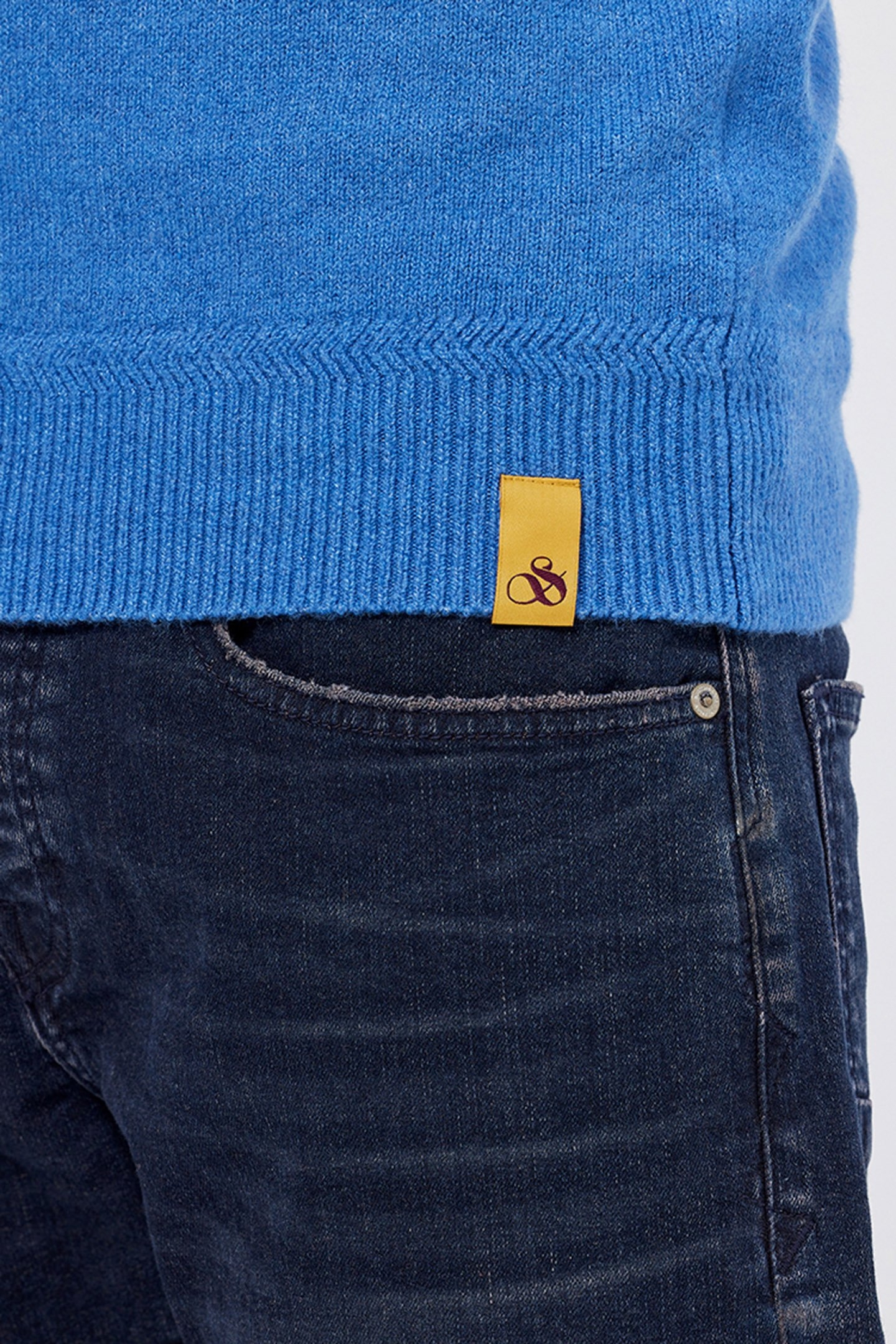 SOFT KNIT REGULAR FIT SWEATER SMART BLUE 7