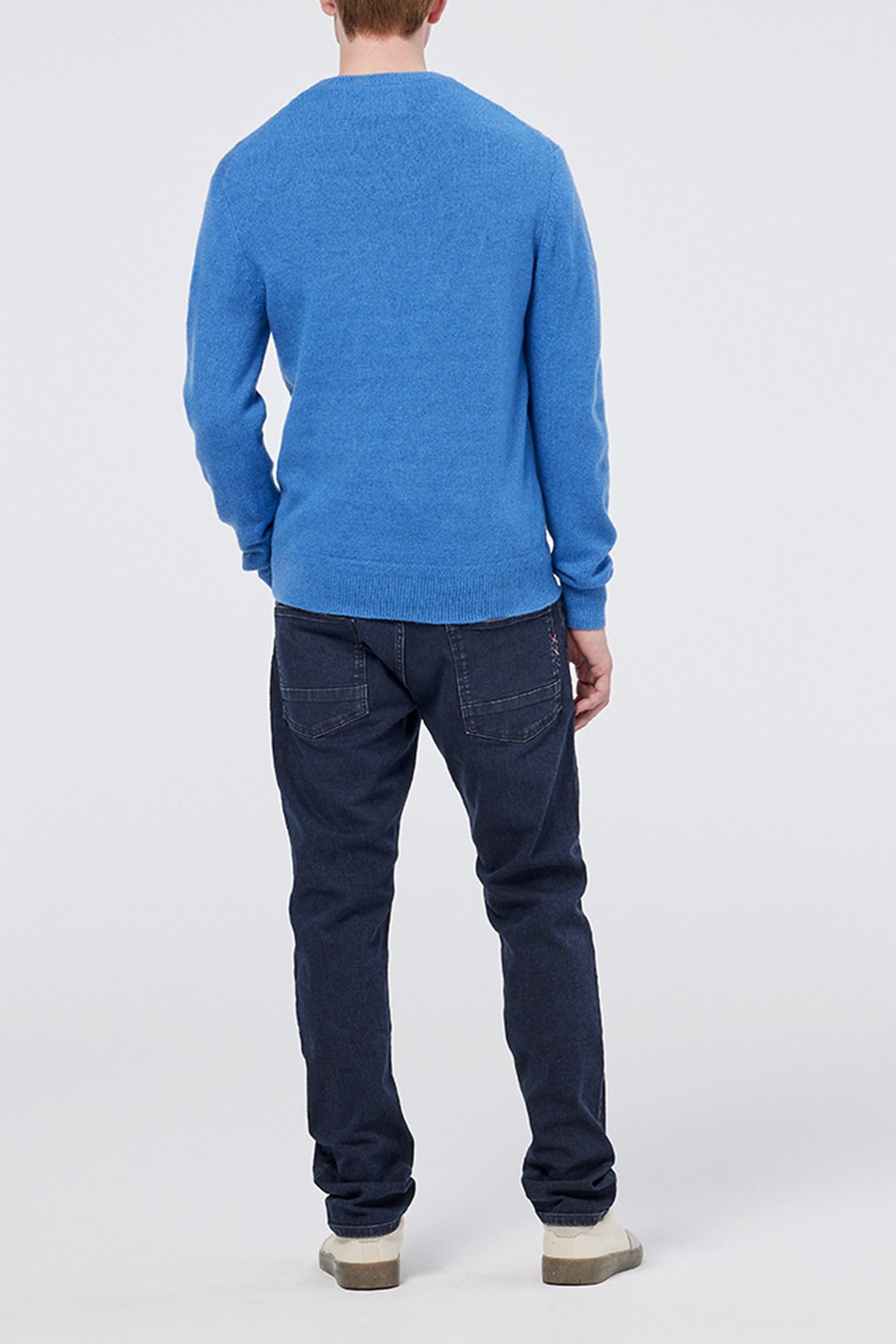 SOFT KNIT REGULAR FIT SWEATER SMART BLUE 3