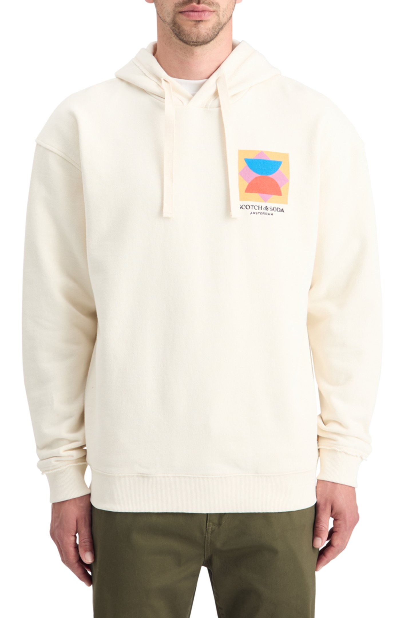 PATCHWORK APPLIQUE ARTWORK HOODIE SWAN 1