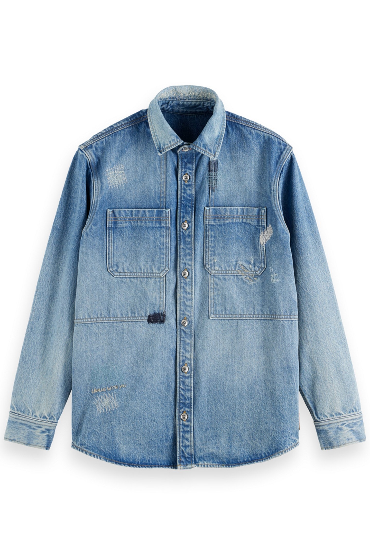 JOE JONAS X SCOTCH SODA REGULAR FIT SHIRT - NOTES FROM JOE N 3