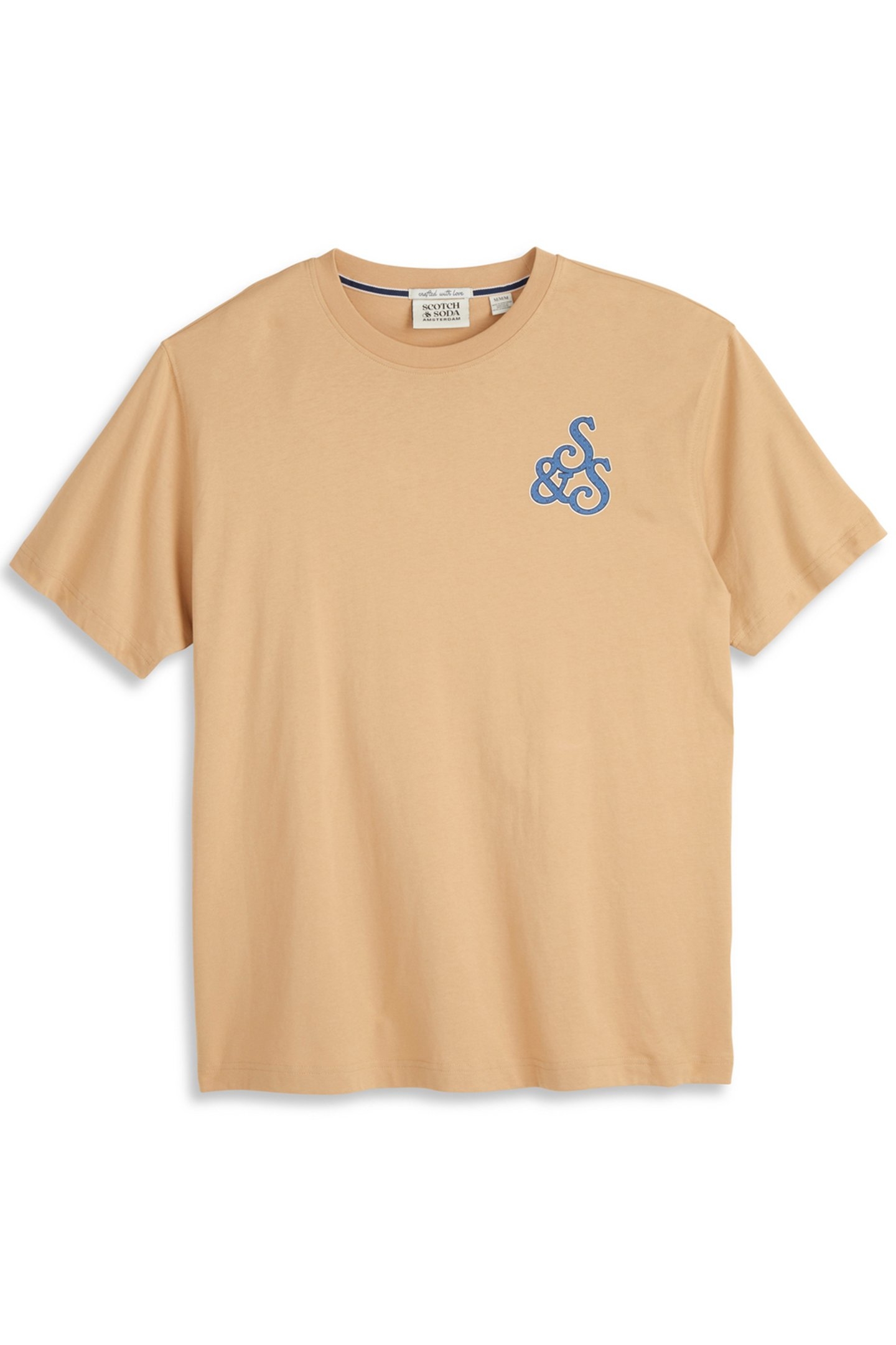 SS GRAPHIC TEE LT PASTEL BROWN 1