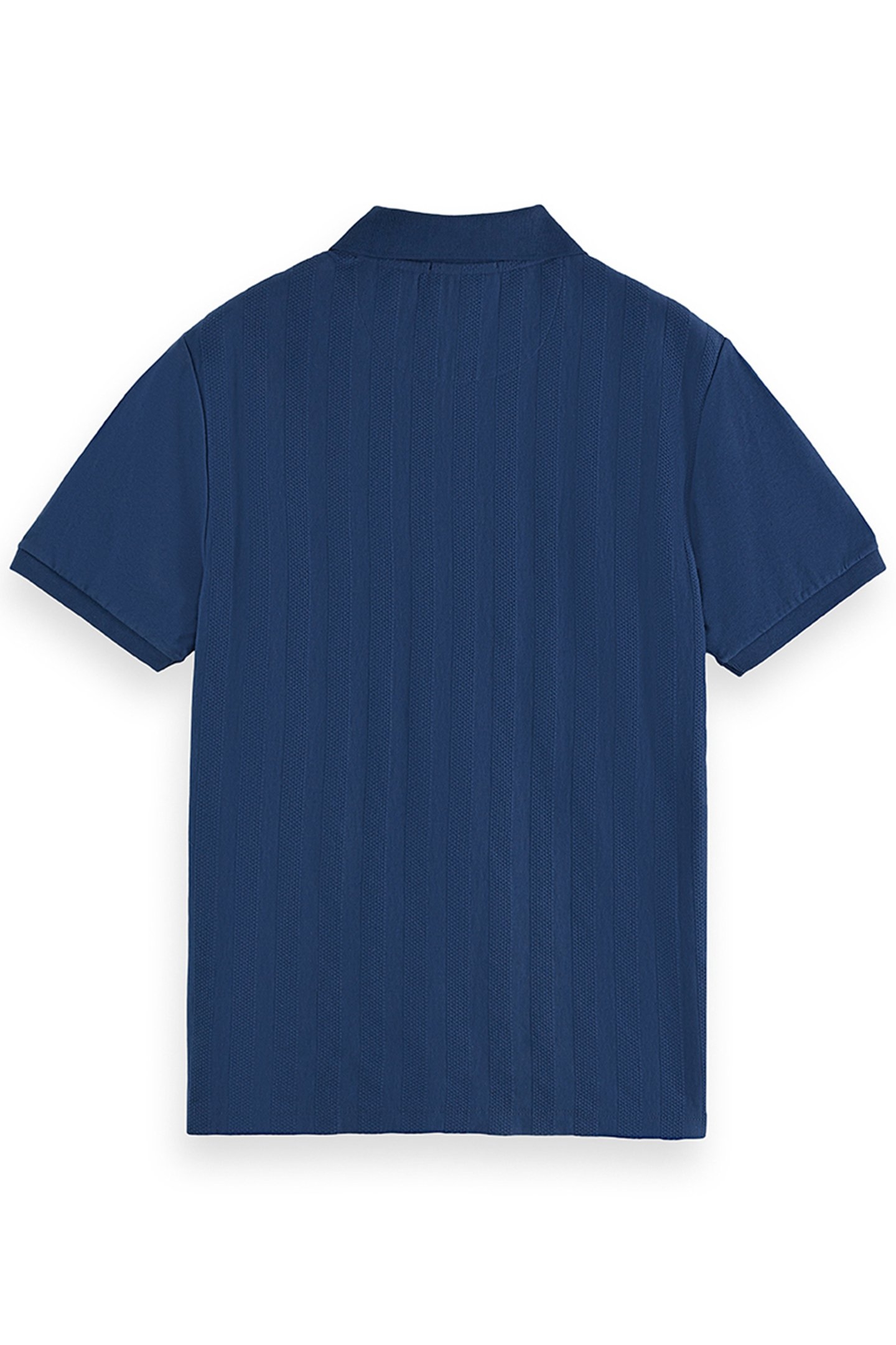 POPCORN PIQUE ZIP POLO (VALUE) DARK OBSIDIAN 2