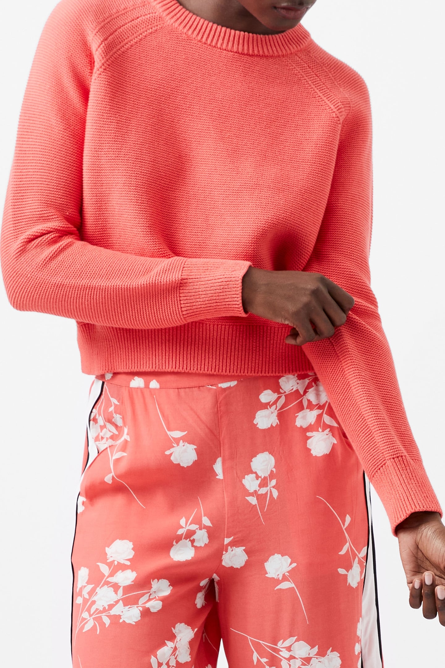 LILY MOZART L/S CREW NK JUMPER CAYENNE RED 4