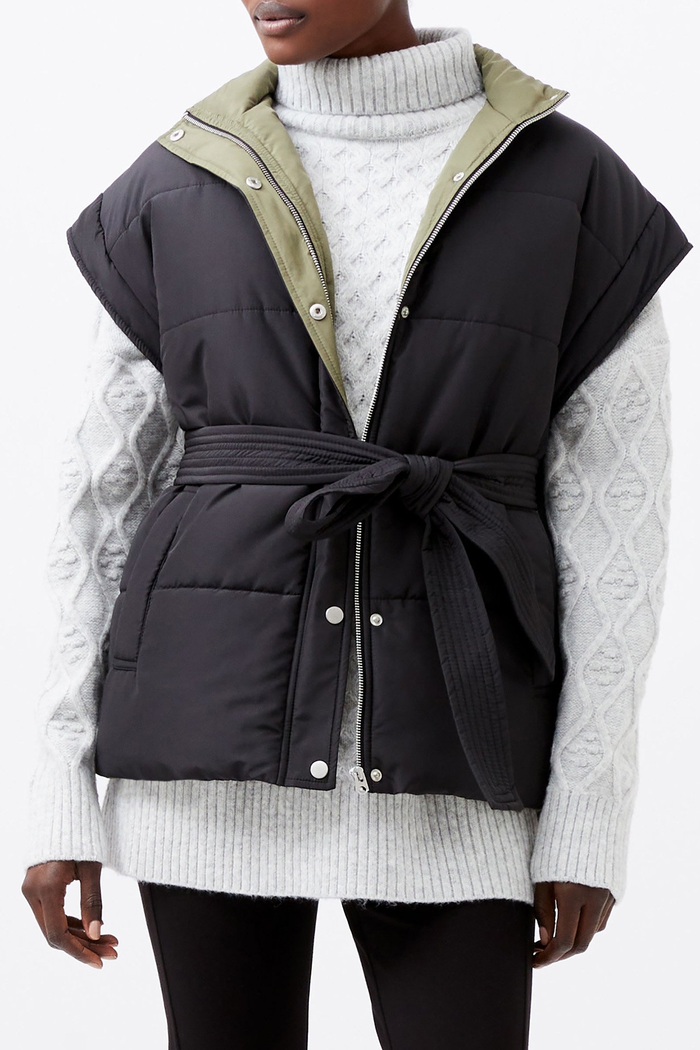 AUDEN PUFFER GILET VEST BLACKOUT 1