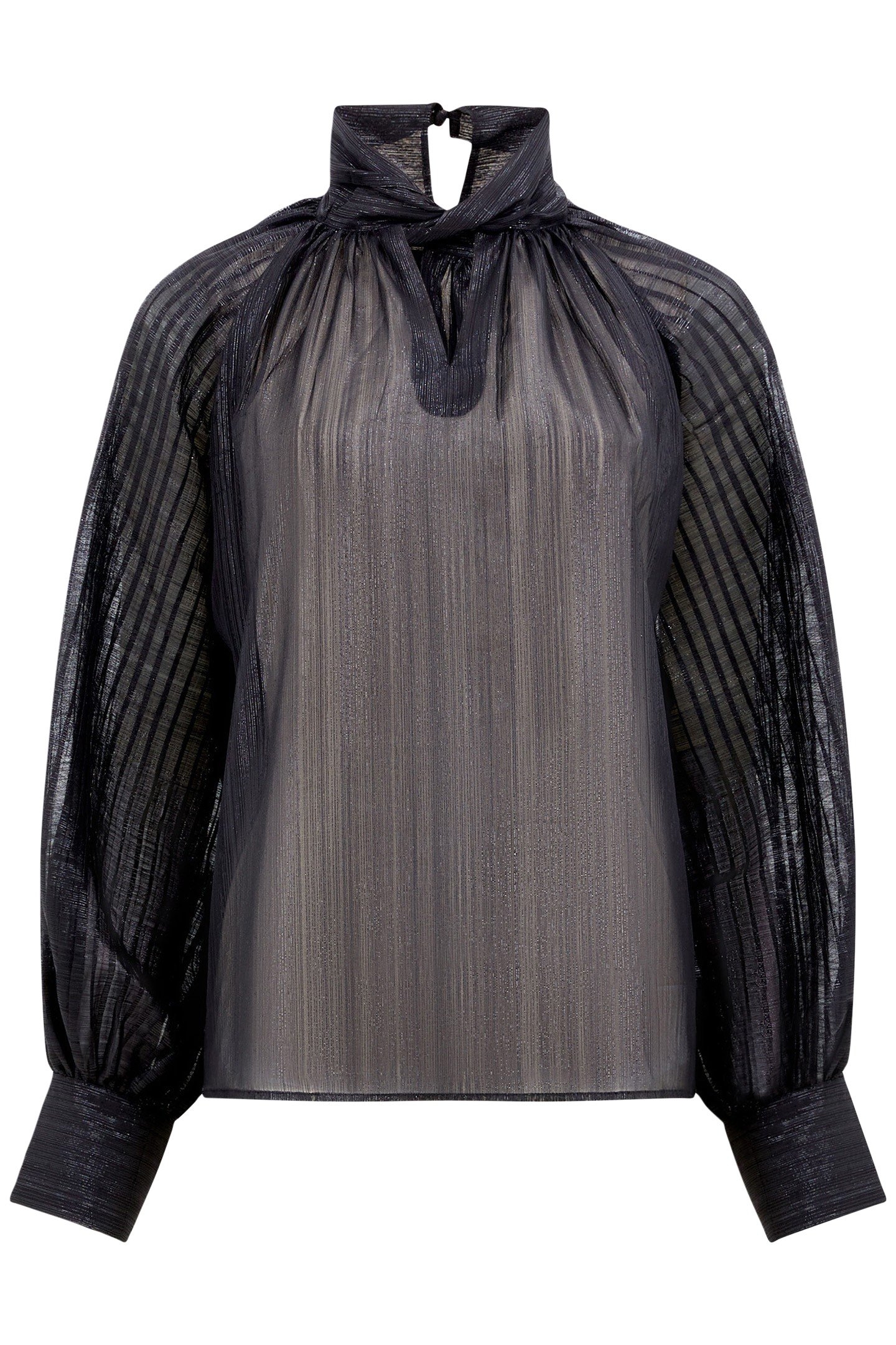 BETH LUREX KEYHOLE TOP BLACKOUT 3