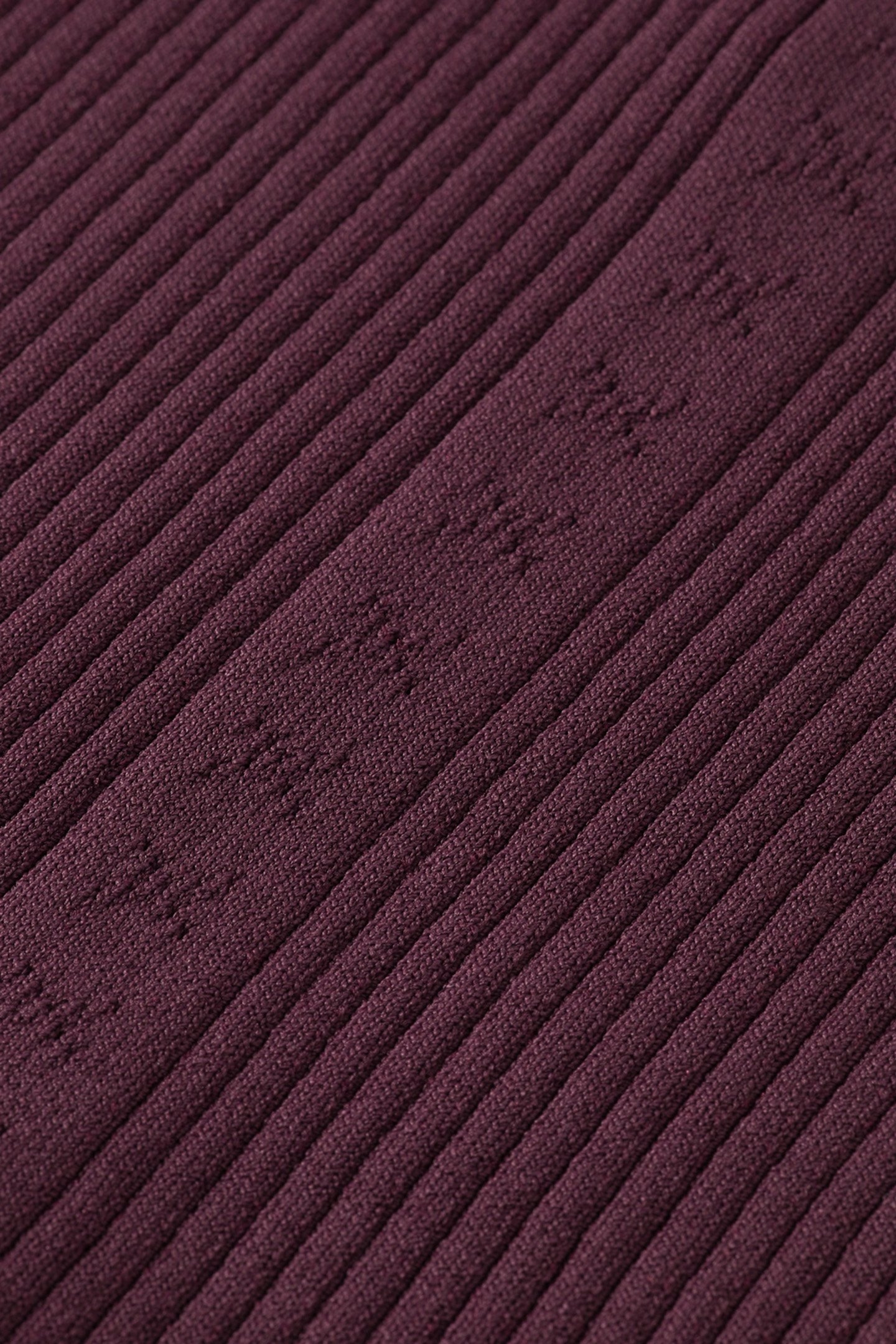 RIBBED FITTED PULLOVER BERRY 8