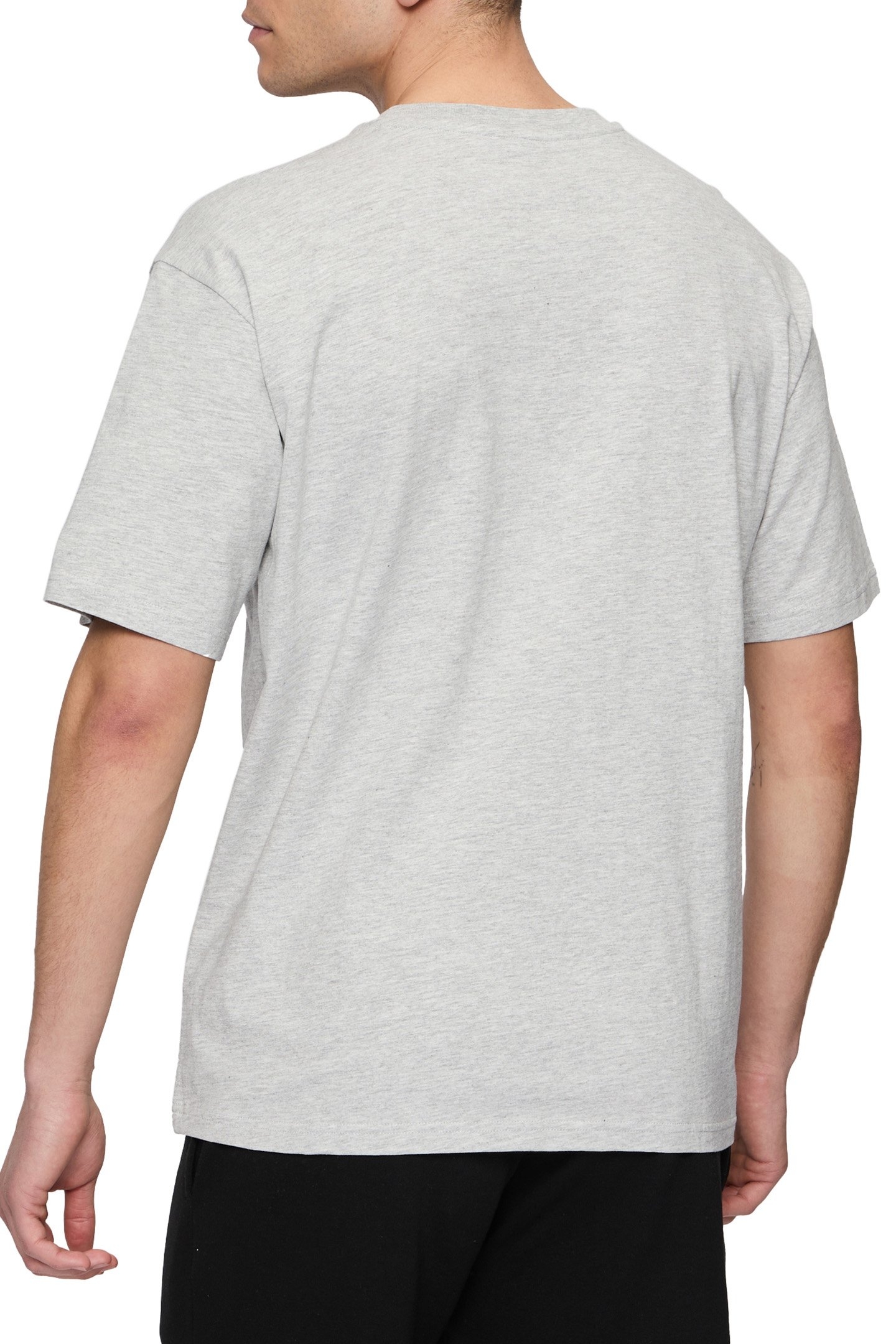 LENS LOOSE TEE LIGHT GREY MELANGE 2