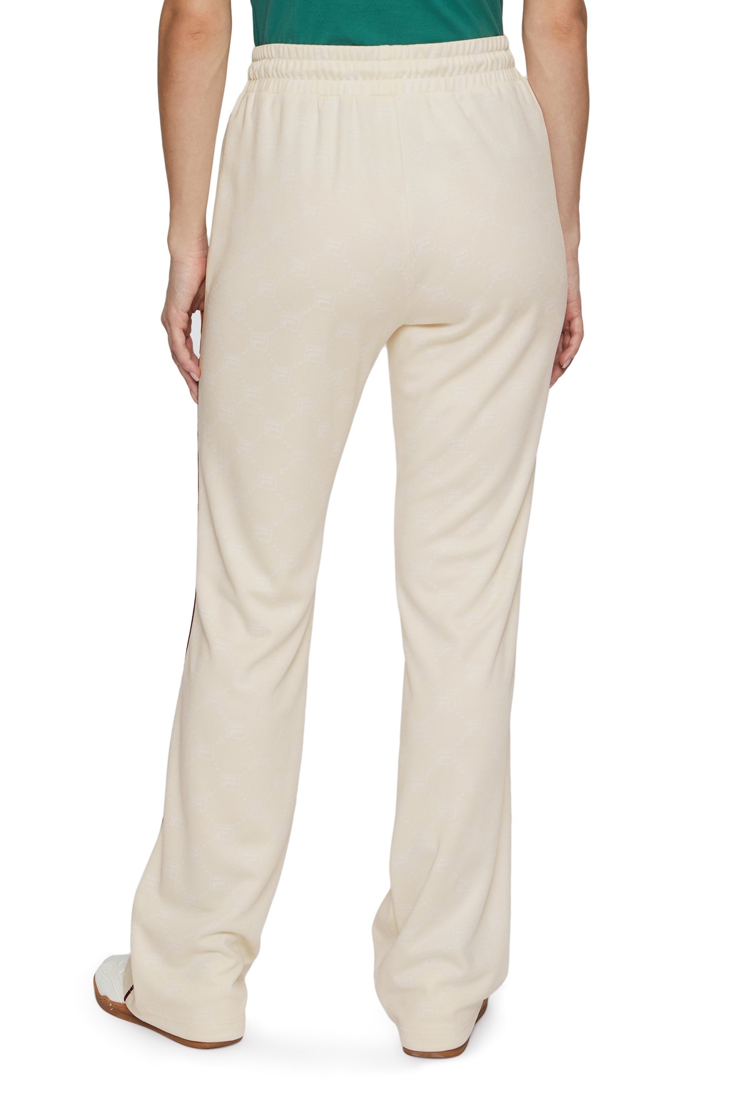 LAMIM TRACK PANTS ANTIQUE WHITE F-BOX MONOGRAM AOP 2