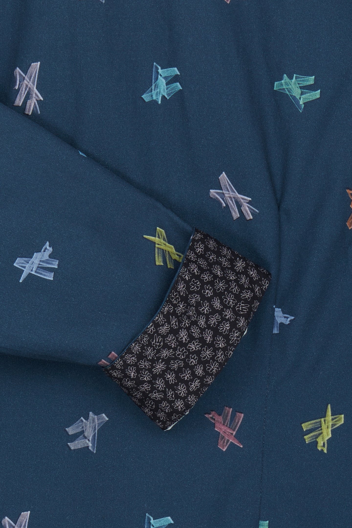 LS SLIM FIT SHIRT INKY BLUE 2