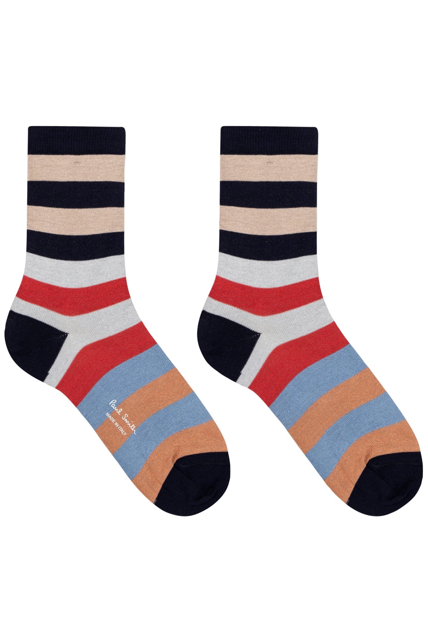 SOCK CHARMAY STRIPE NAVY 2