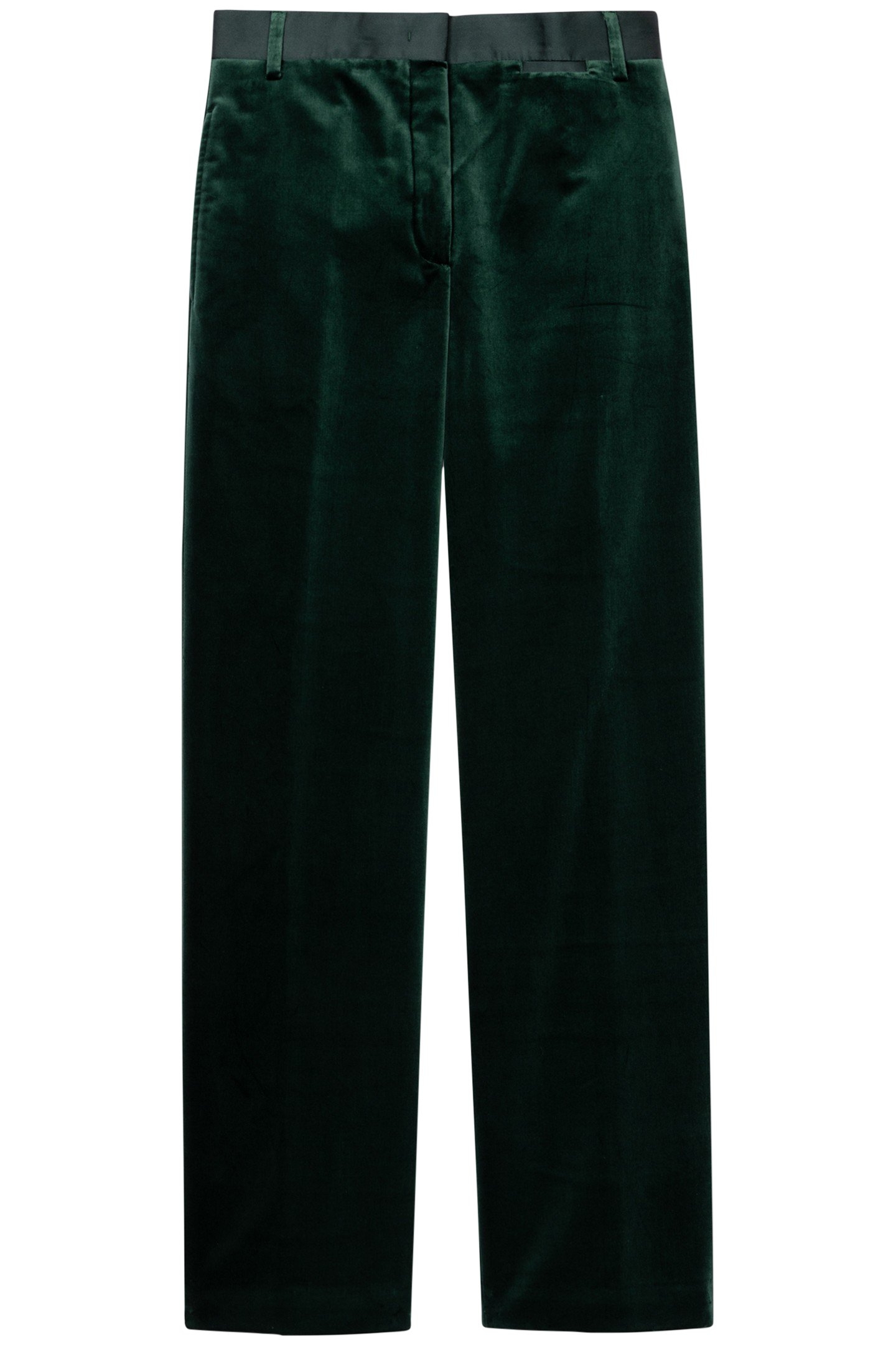 WOMENS TROUSERS BOTTLE GREEN 1
