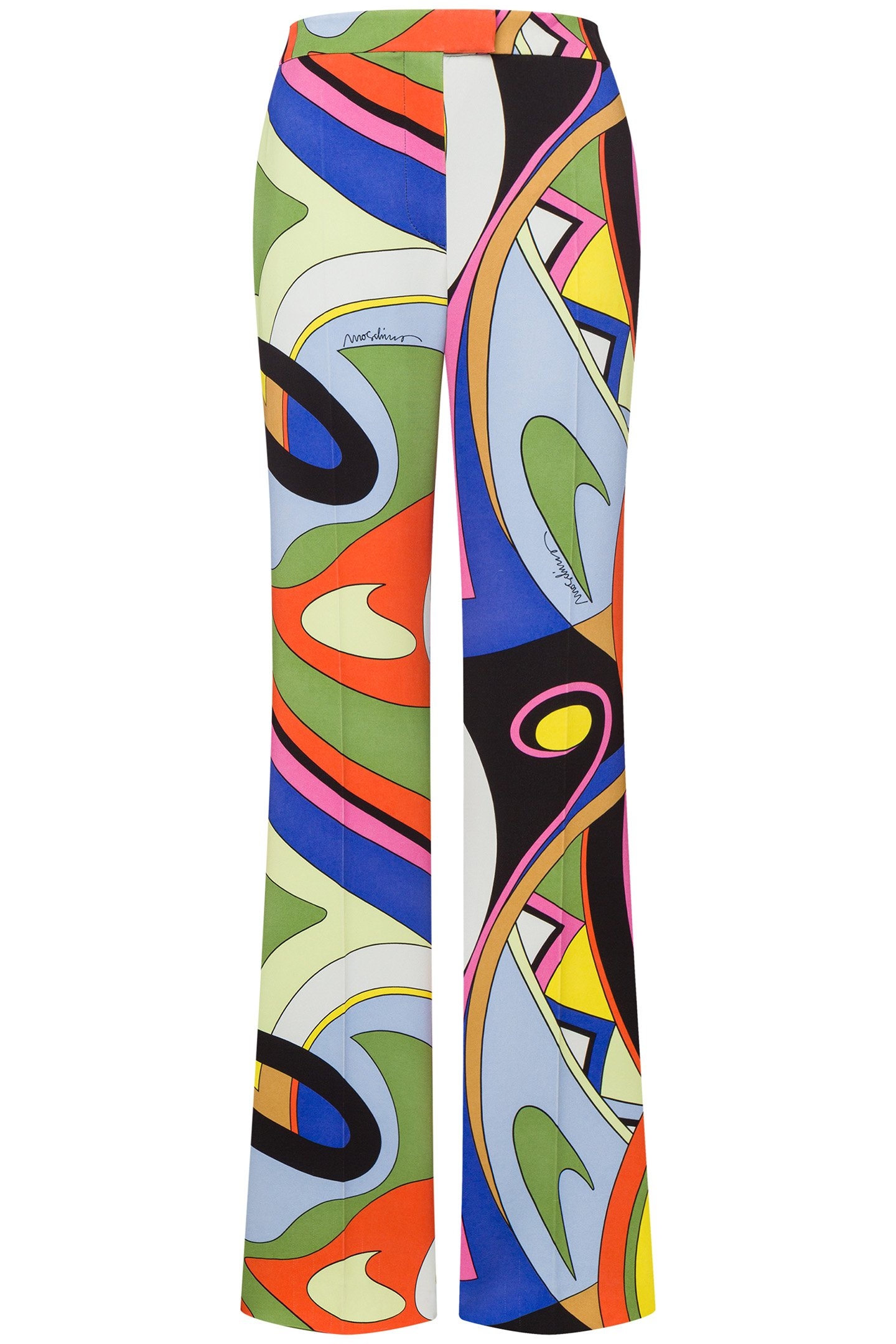 MULTICOLOR PRINT CADY TROUSERS MULTICOLOUR 3