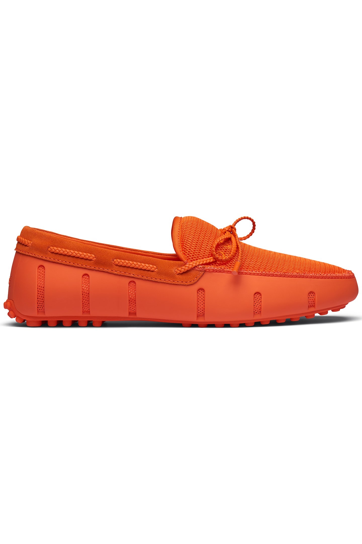 BRAIDED LACE LUX LOAFER DRIVER SWIMS ORANGE 1