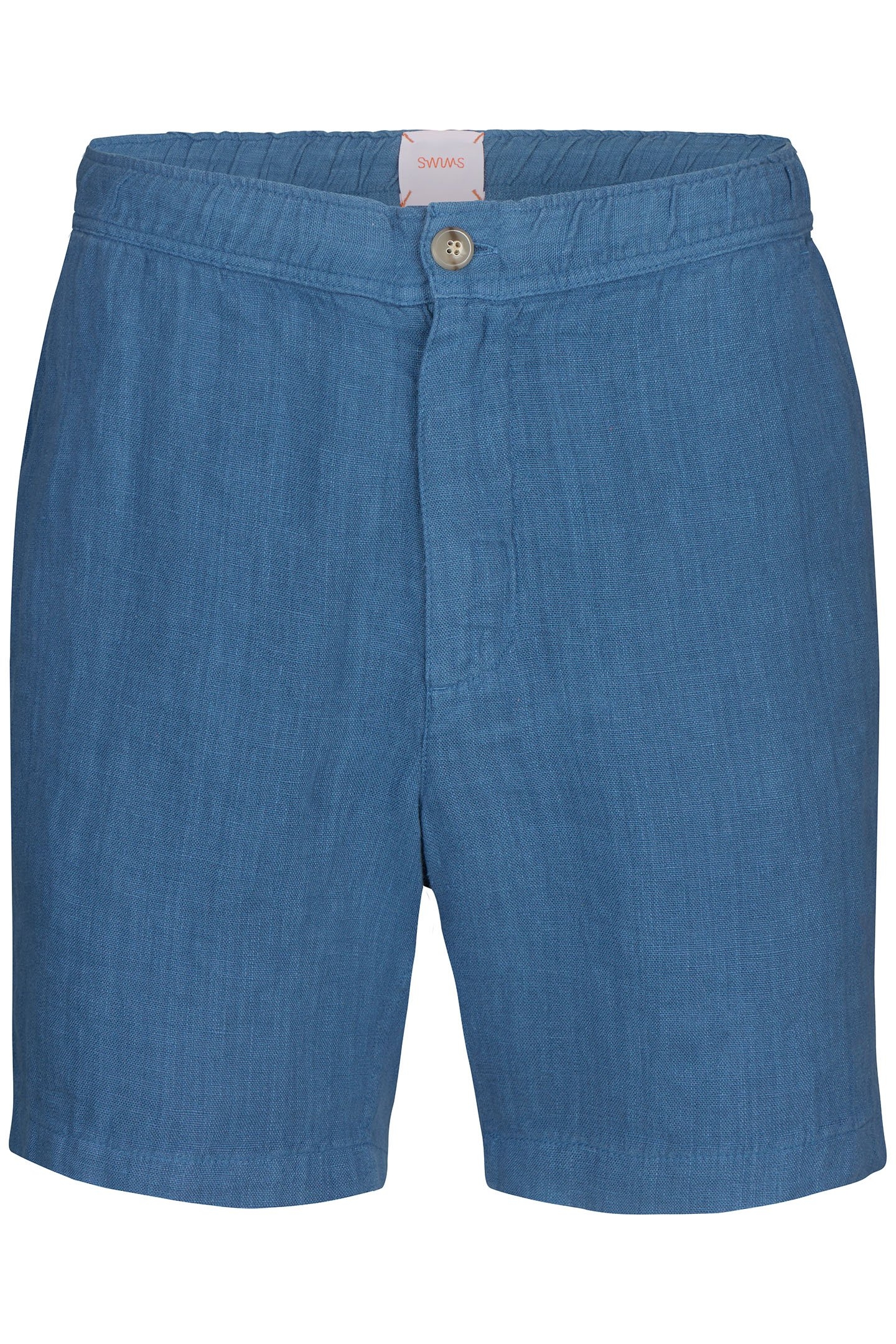 AMALFI LINEN SHORT SLATE BLUE 1