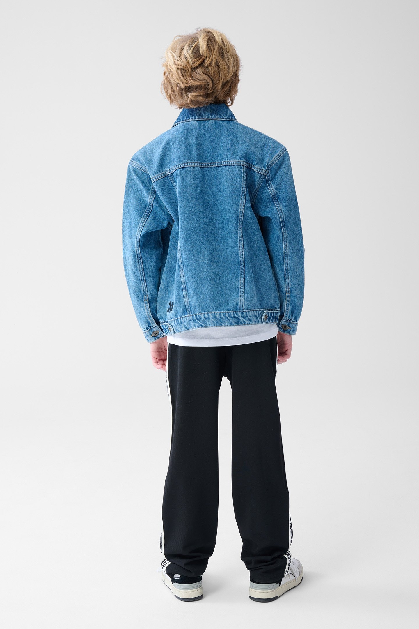 BAM-SBSNESSENTIAL DENIM JACKET MEDIUMSTONE 3