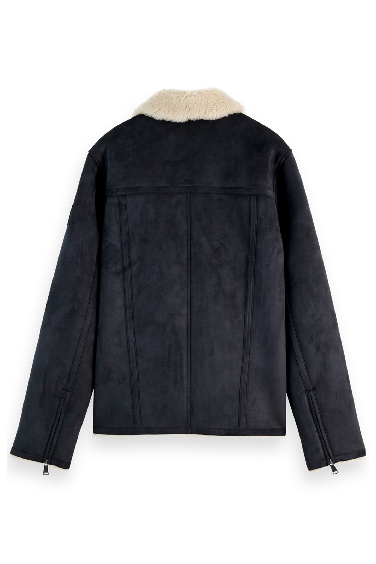 FAUX SHEERLING JACKET BLACK 4