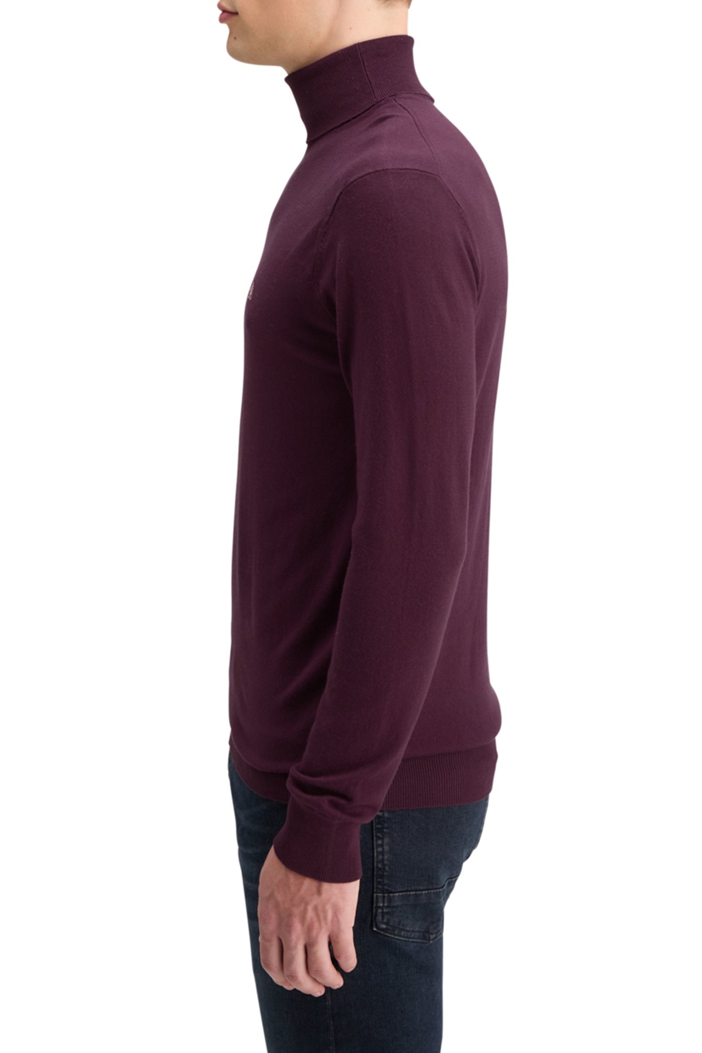 TURTLENECK VISCOSE SWEATER BERRY 6