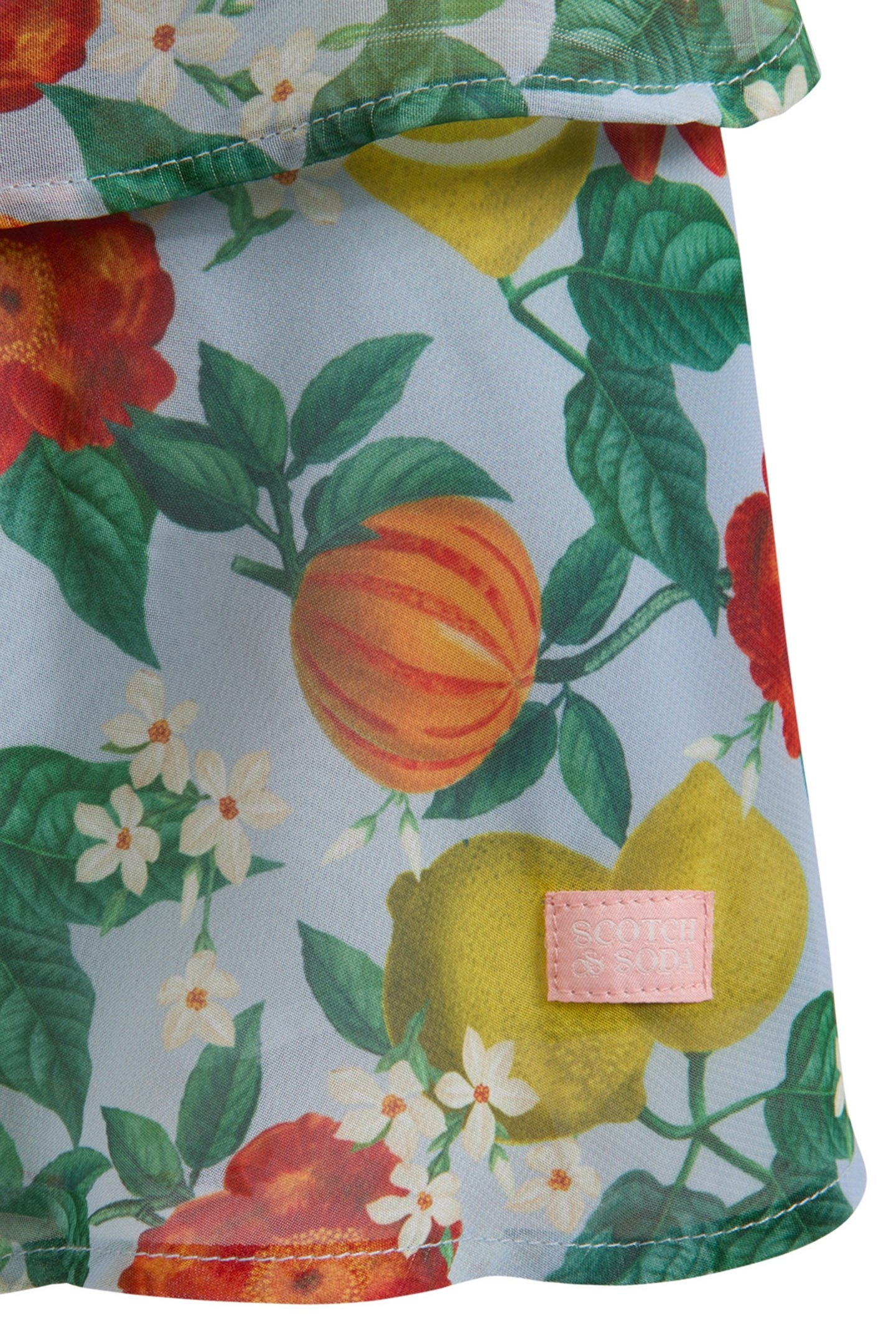 GIRLS S&S DRESS & VEST SET SKY/PEWTER 5