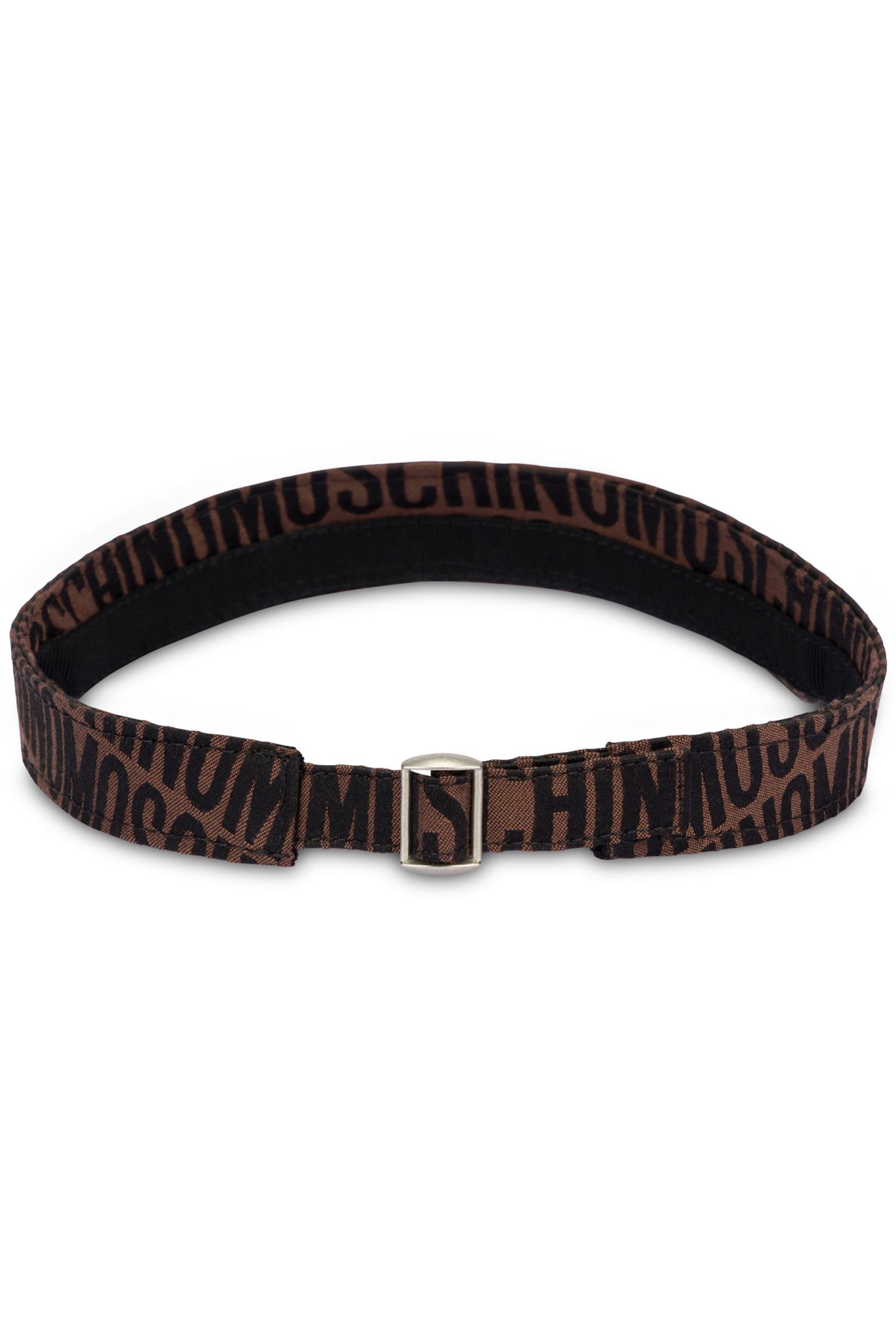 NYLON VISOR ALLOVER LOGO BROWN 2