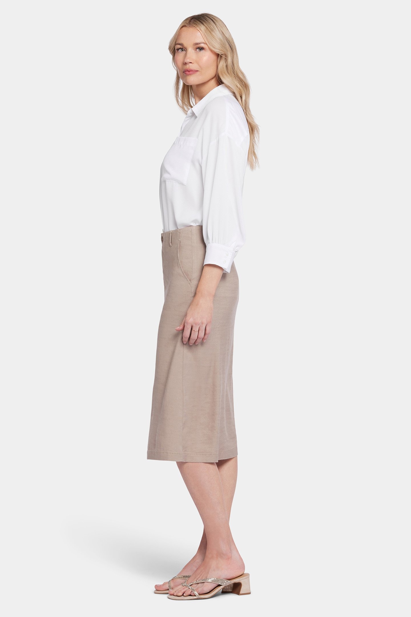 MARILYN A-LINE SKIRT SADDLEWOOD 3