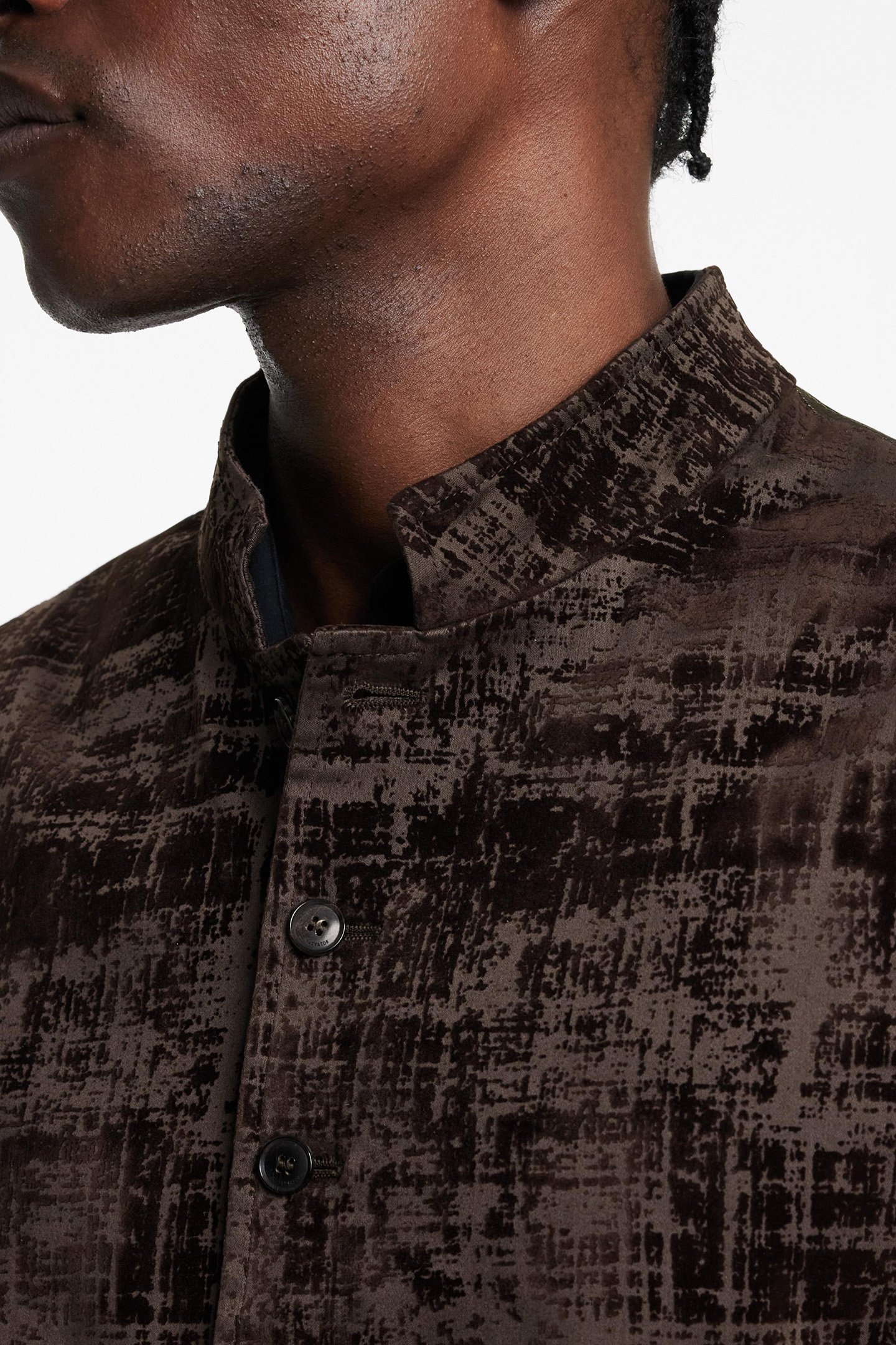 GLYNN VEST - BUTTON FRONTCLOUSRE VEST OLD BARK 3