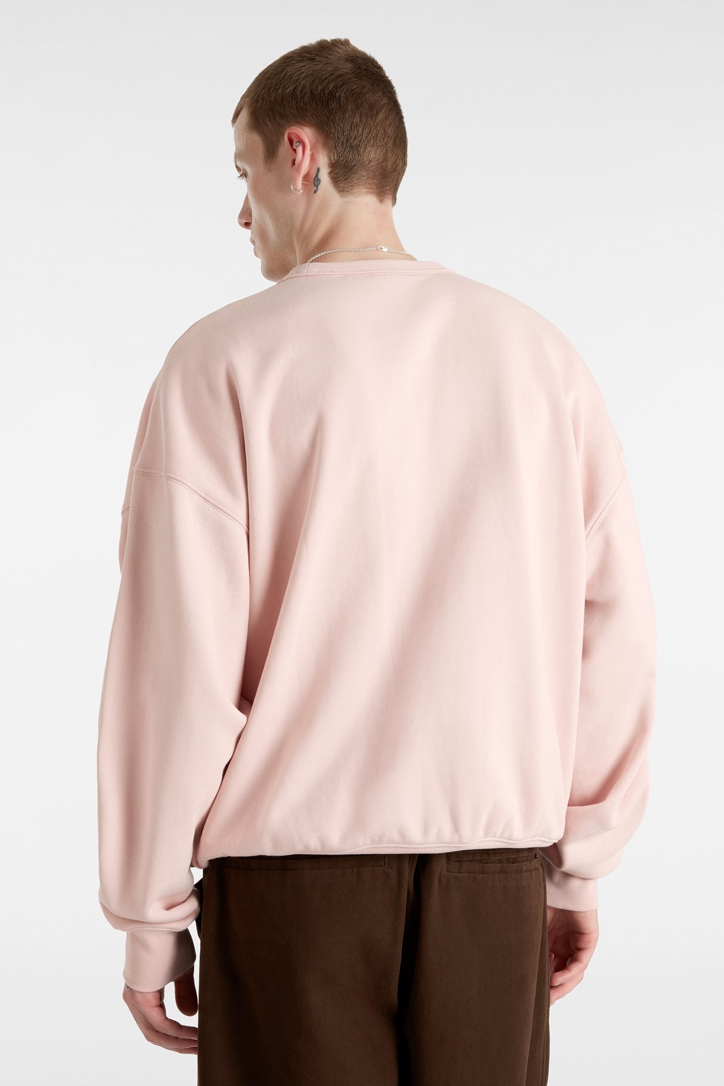 LX PREMIUM CREW FLEECE ROSE SMOKE 2