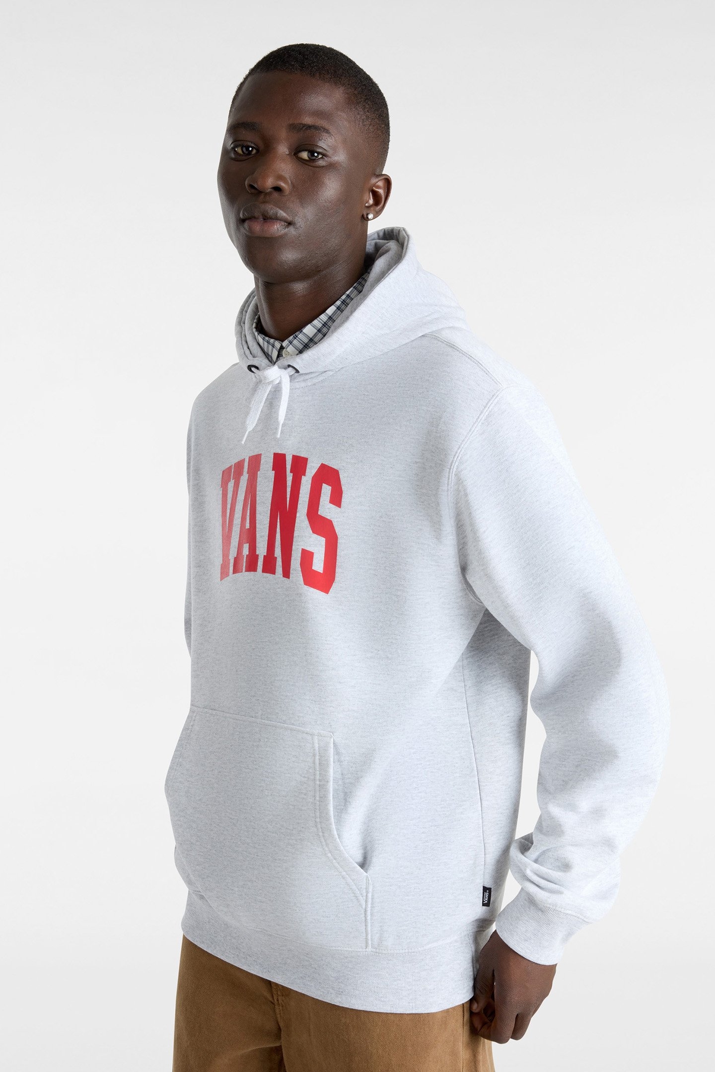 VANS ARCHED PULLOVER LIGHT GREY HEATHER 1