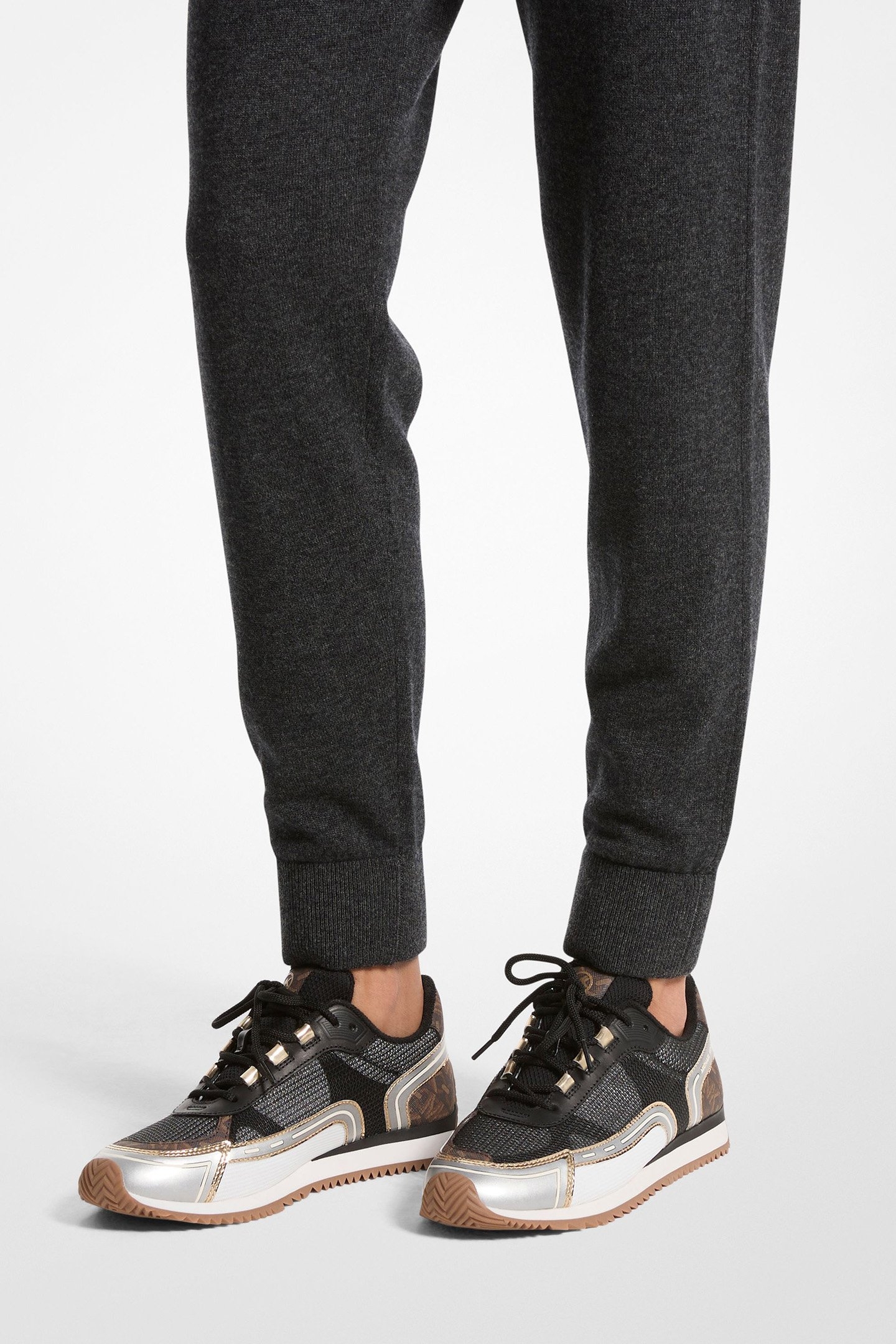 BYRDIE TRAINER IN BLACK / BROWN 2