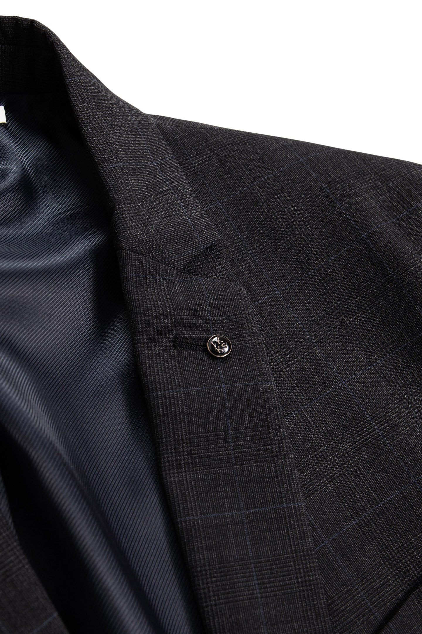 ANTHRACITE CHECK SUIT JACKET 6