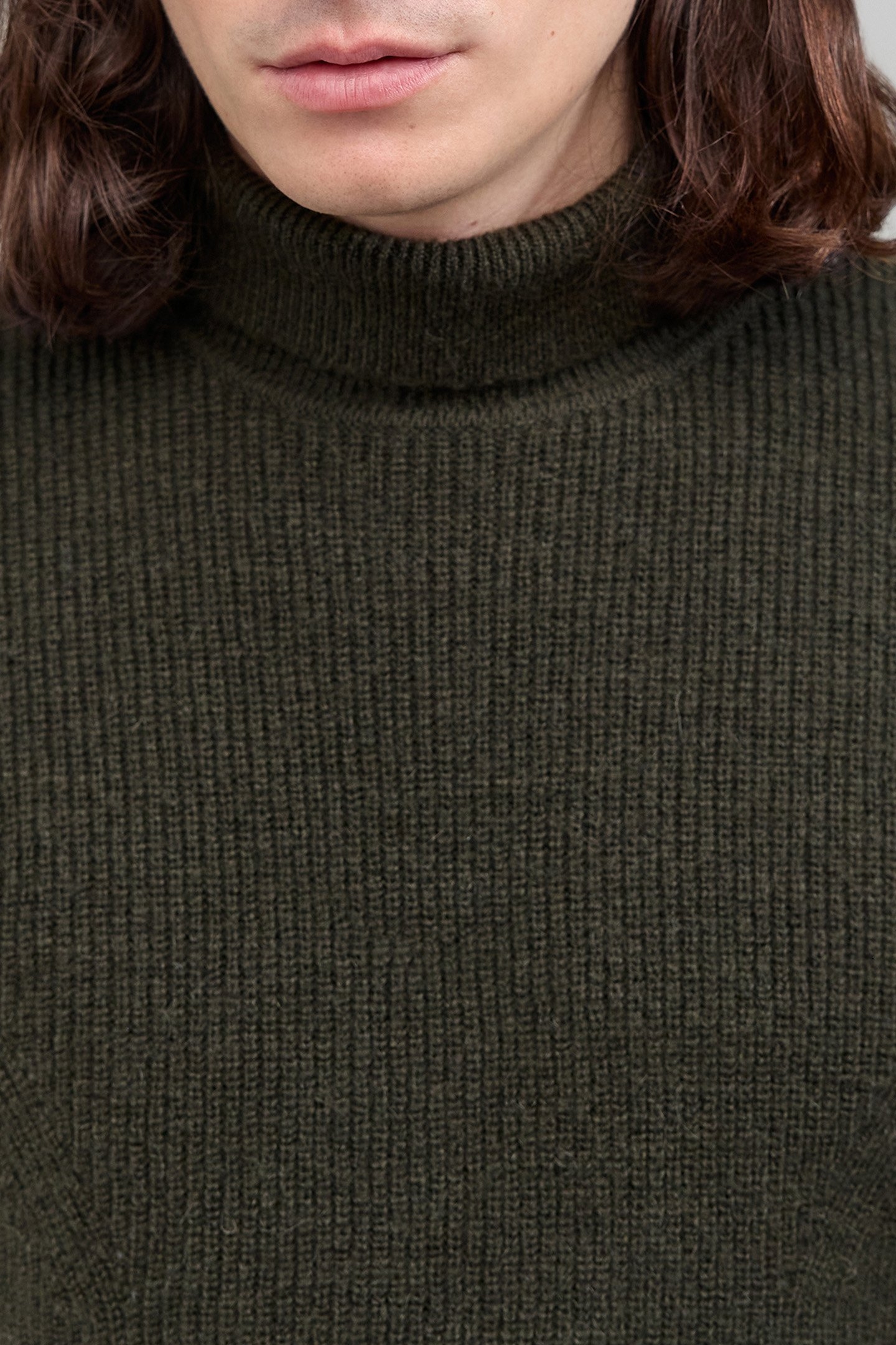 DARK KHAKI TURTLENECK JUMPER 6