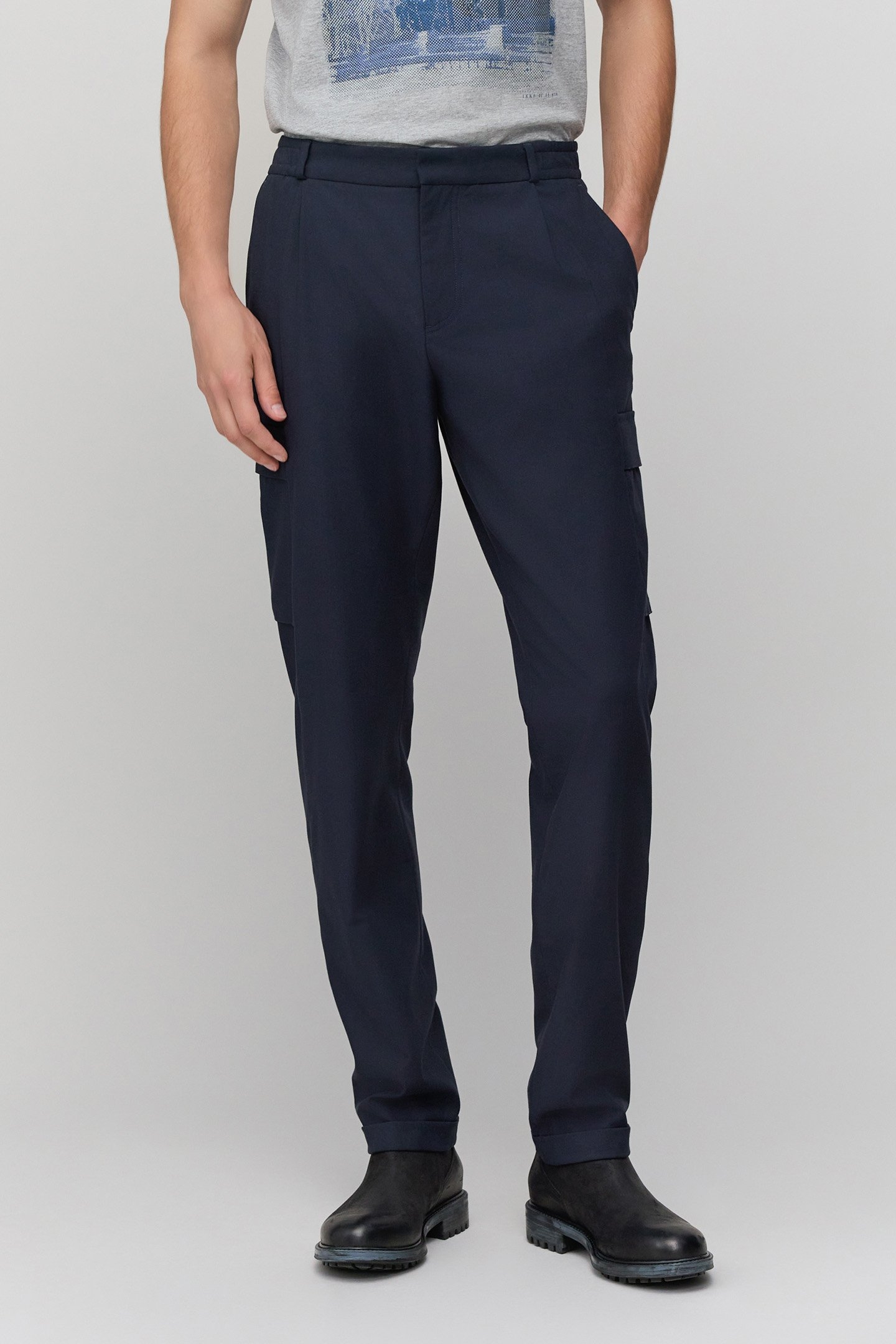 BATTLE NAVY PANTS 1